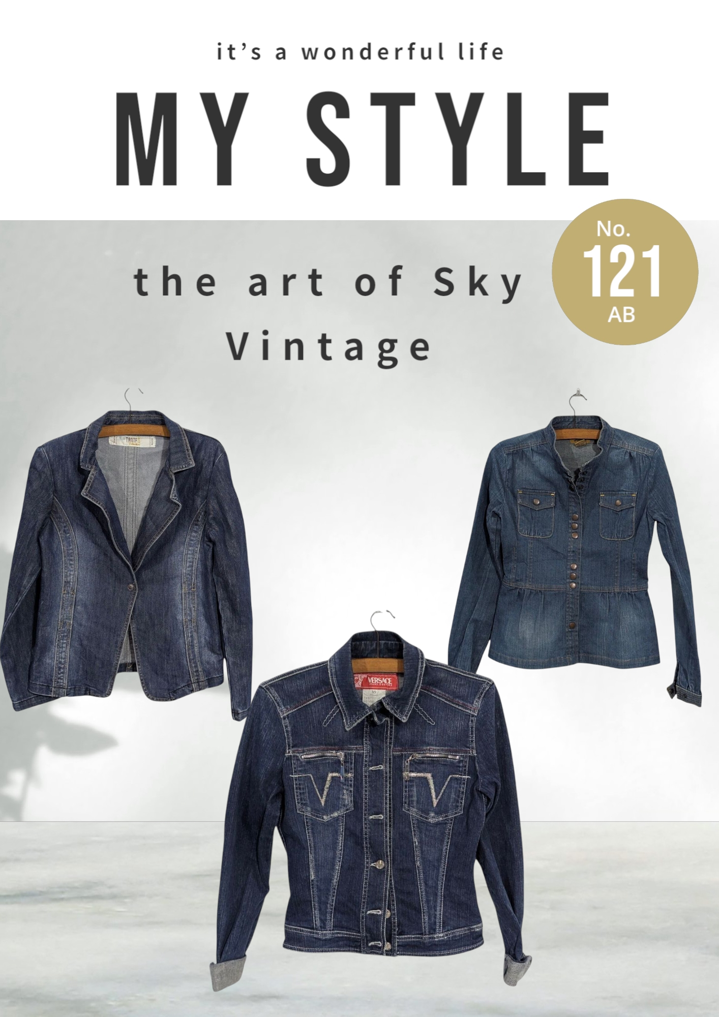 Y2K Denim Jacket (AB 121)