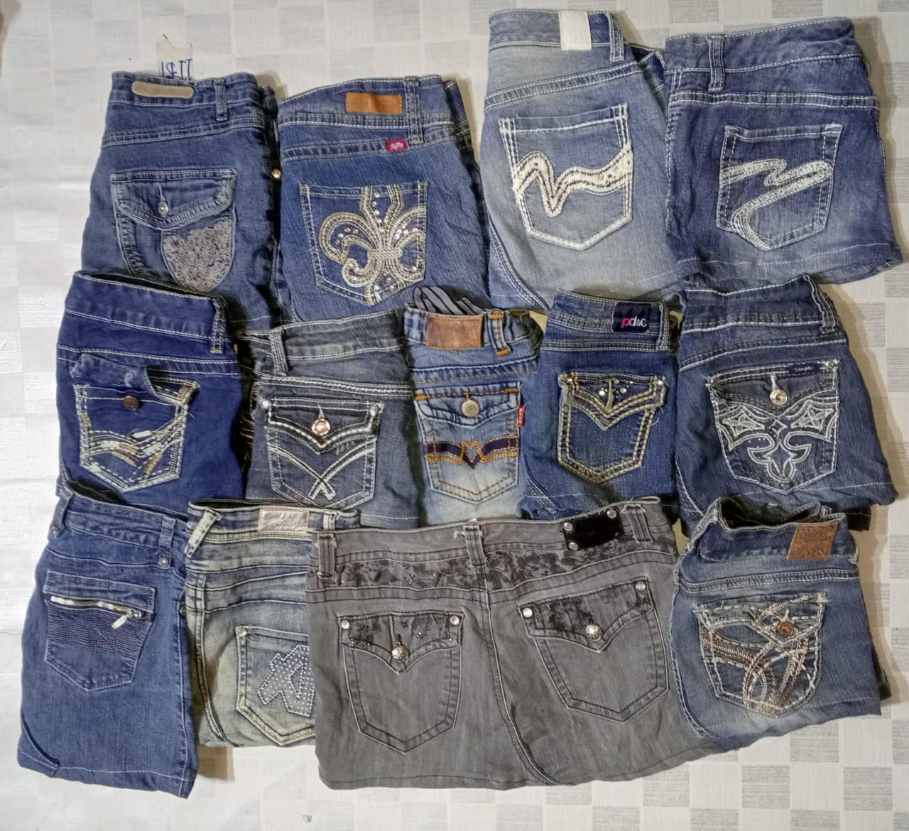 ANGELS AND OTHER BRAND MINI MICRO SKIRTS (ID 749)