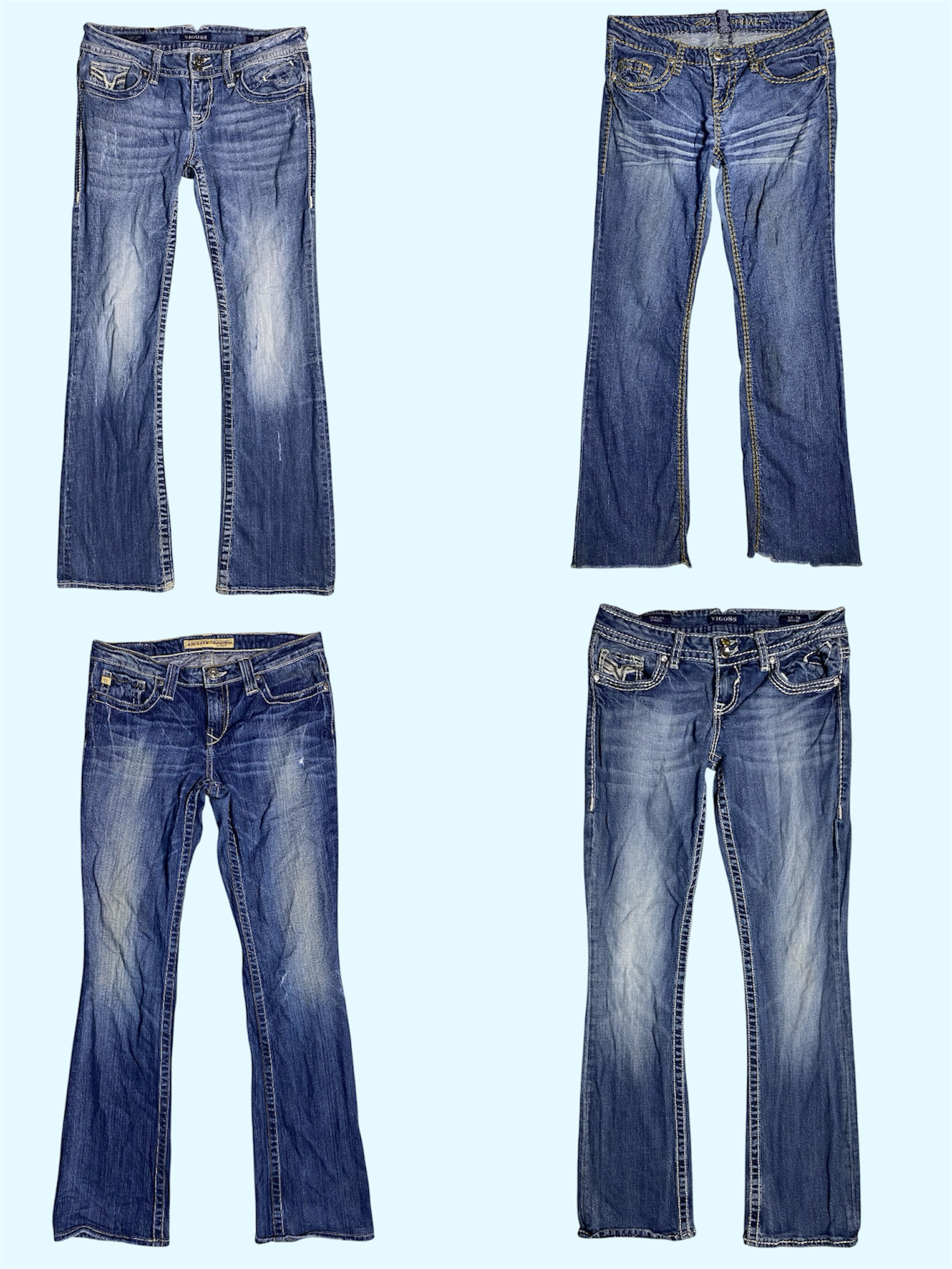 Y2K Flared Jeans (Rep)