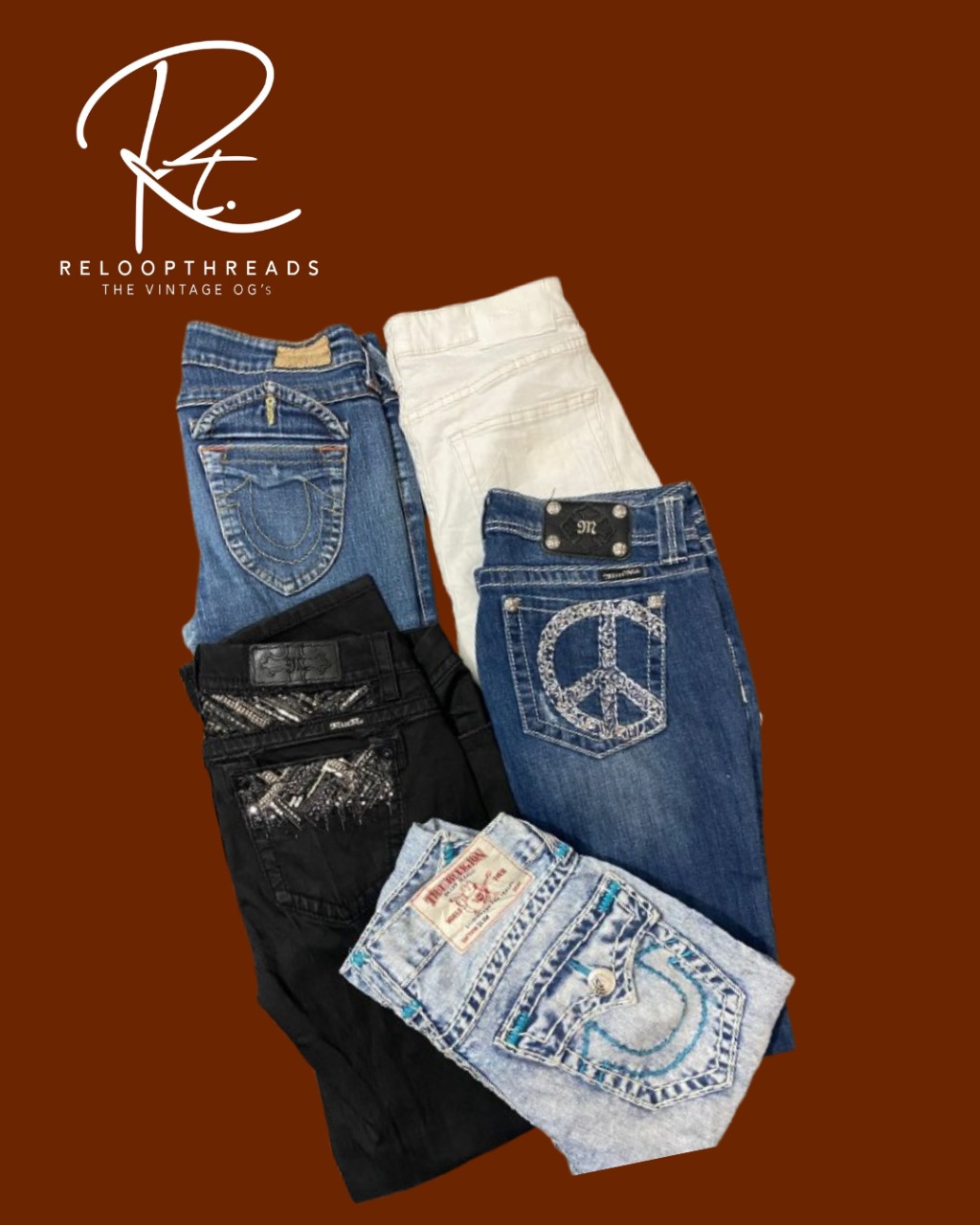 RT1117 Miss Me & True Religion Mix Jeans