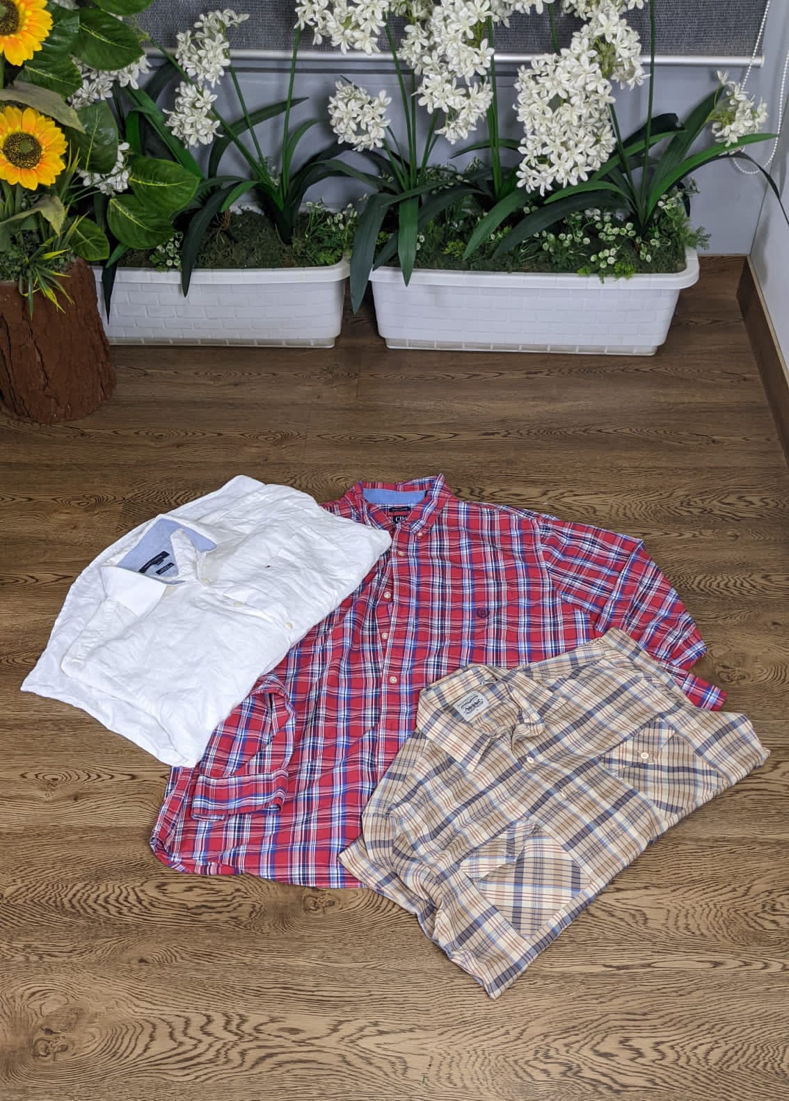 Chemise à boutons pour homme Mix