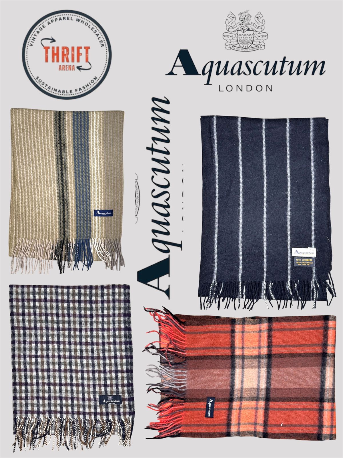 T1305 Aquascutum Scarves 🧣