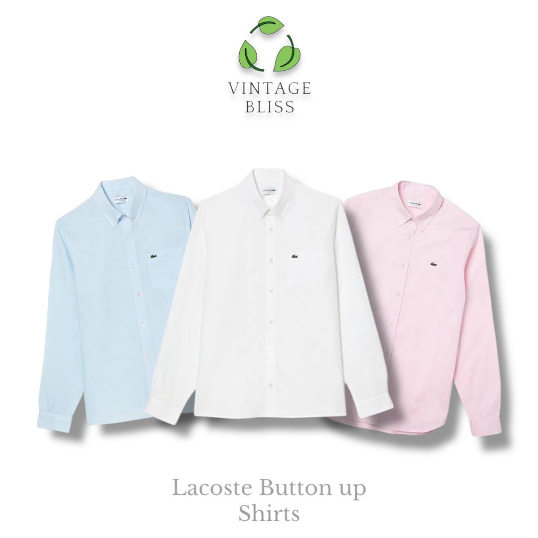 Camicia abbottonata autentica Lacoste