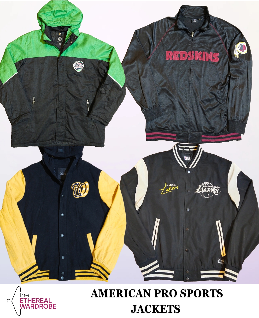 American Pro Sports Jackets including NBA, MLB, NFL and NHL (RN#1243)