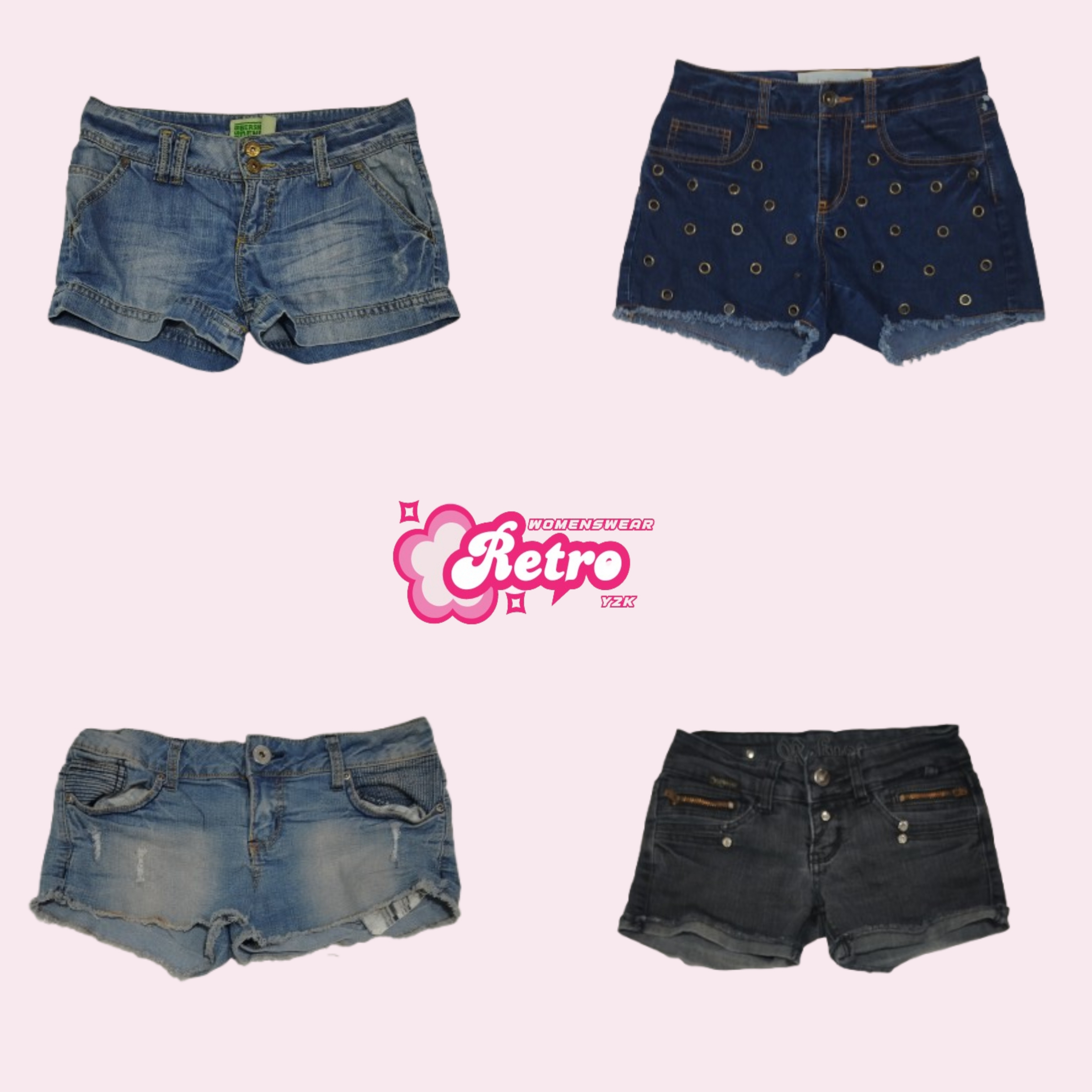 Y2K Denim Sexy Hot Shorts (Aug-64)