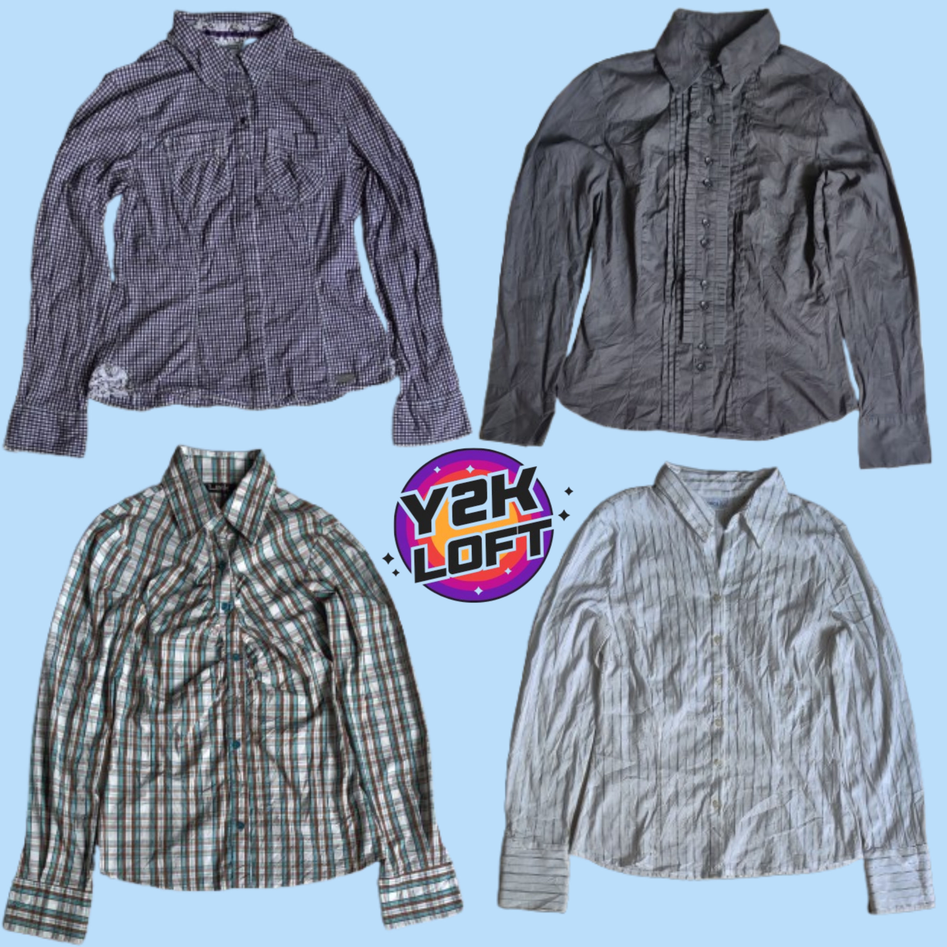 Y2K Office Inspiration Shirts
