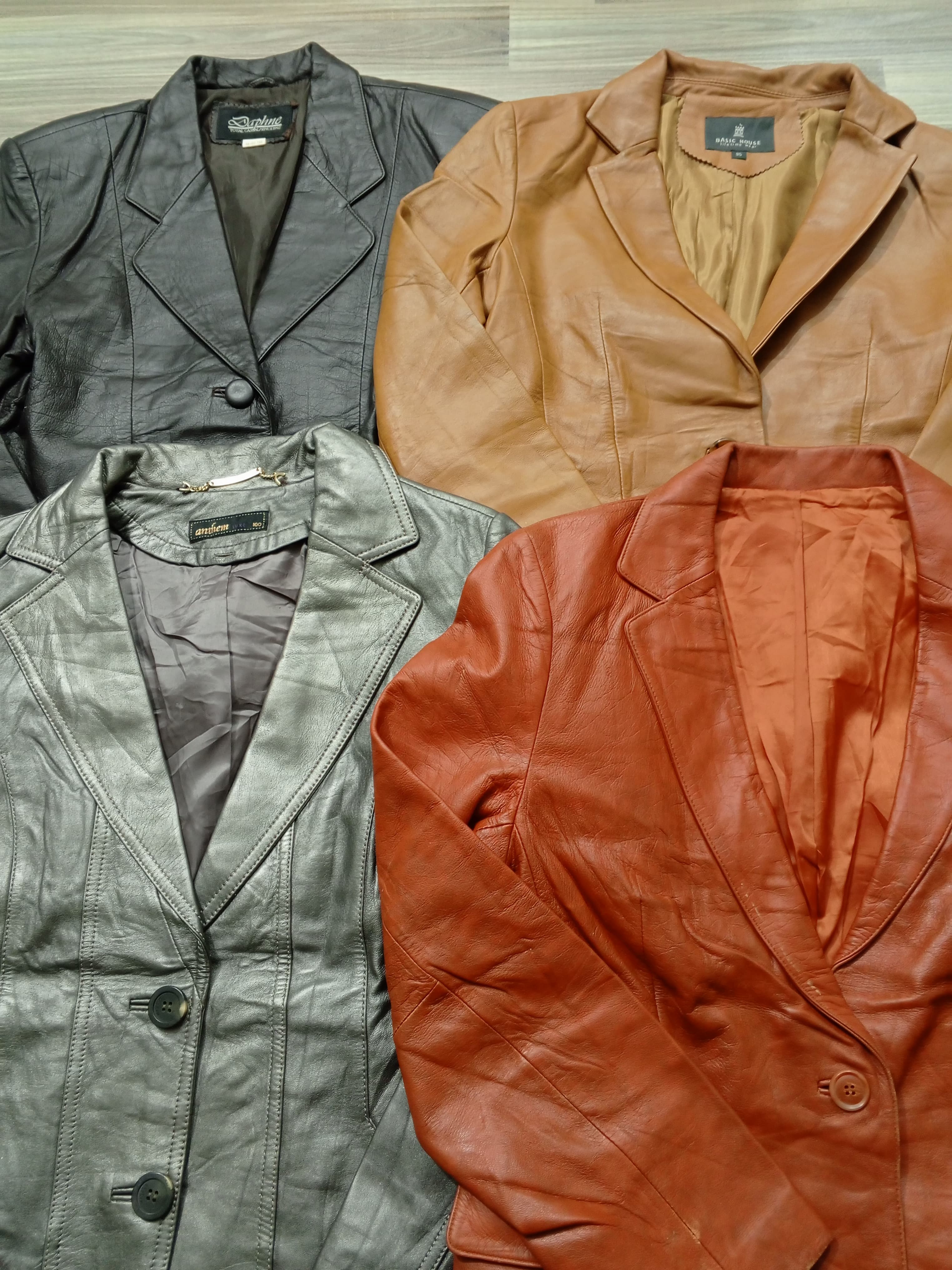 Veste en cuir pour femmes Y2K HD1093 - 9 pièces