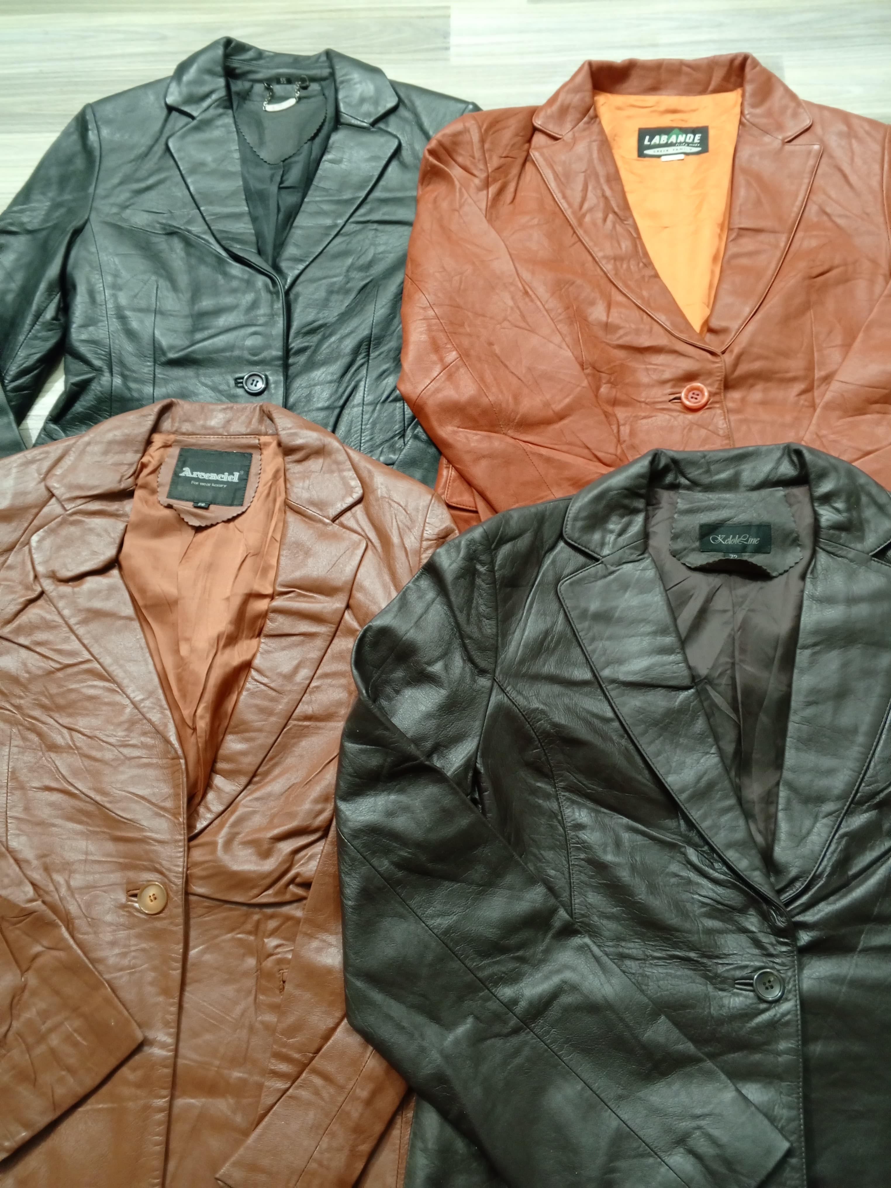 HD1092 Ladies Y2K Leather Jackets - 9 pcs