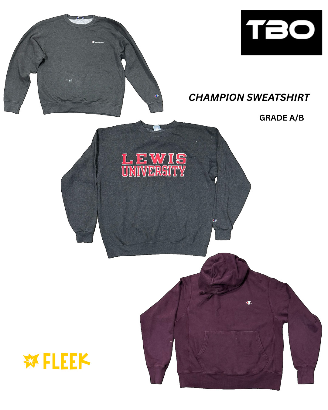 CHAMPIONS SWEATSHIRT