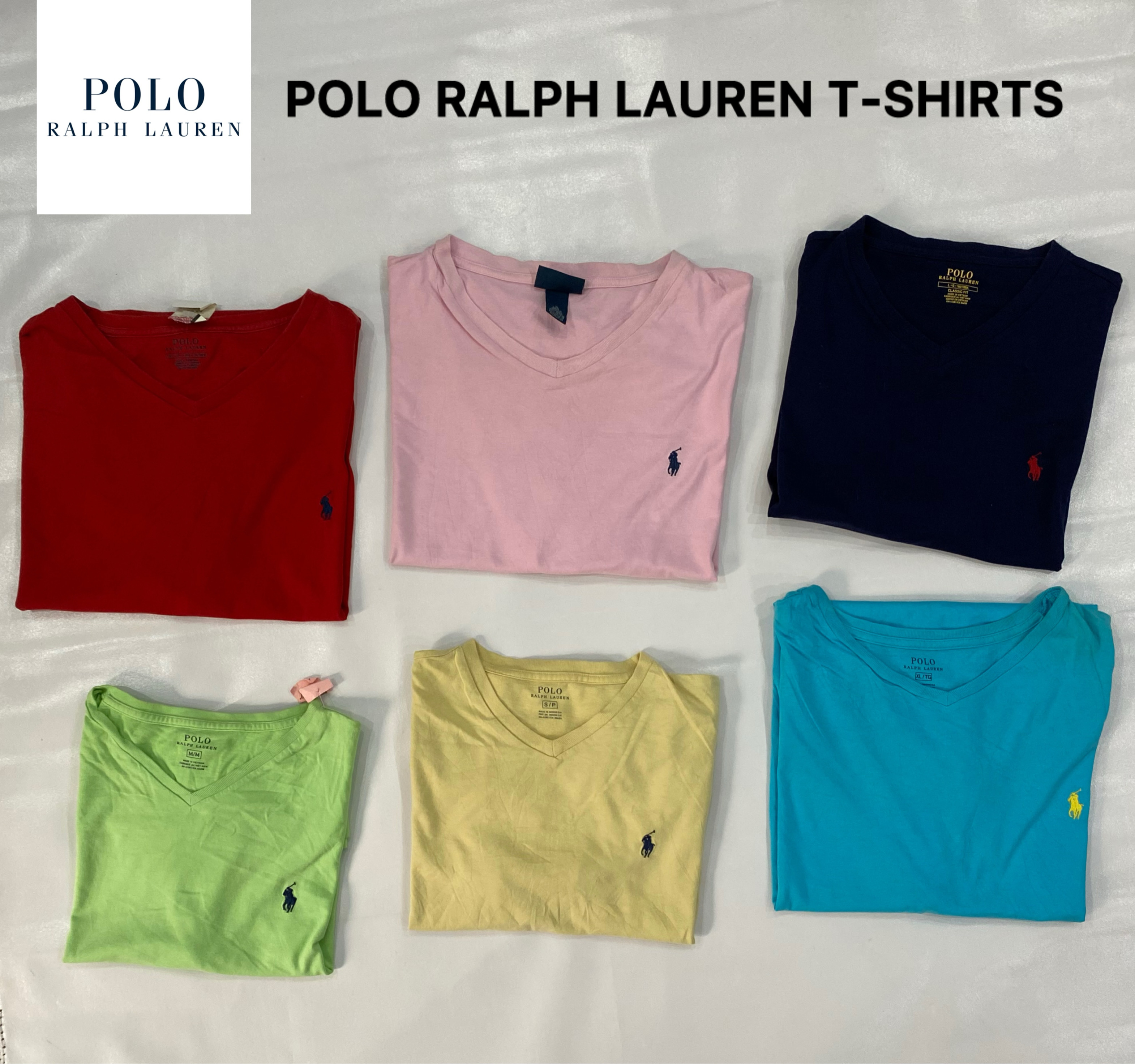 Marken-Polo Ralph Lauren T-Shirts - 16 Stück