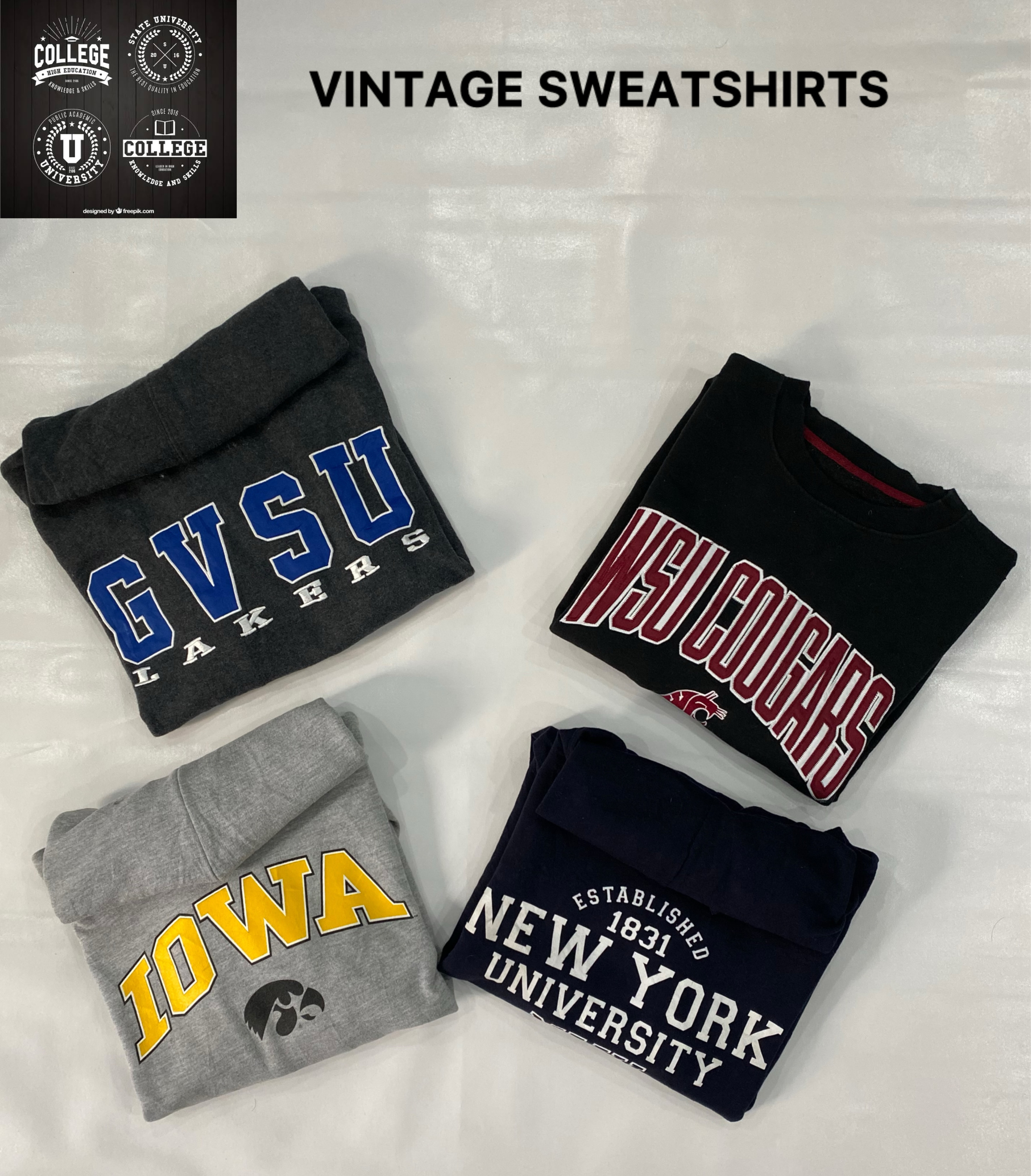 Vintage Sweatshirts & Hoodies - 14 Pieces