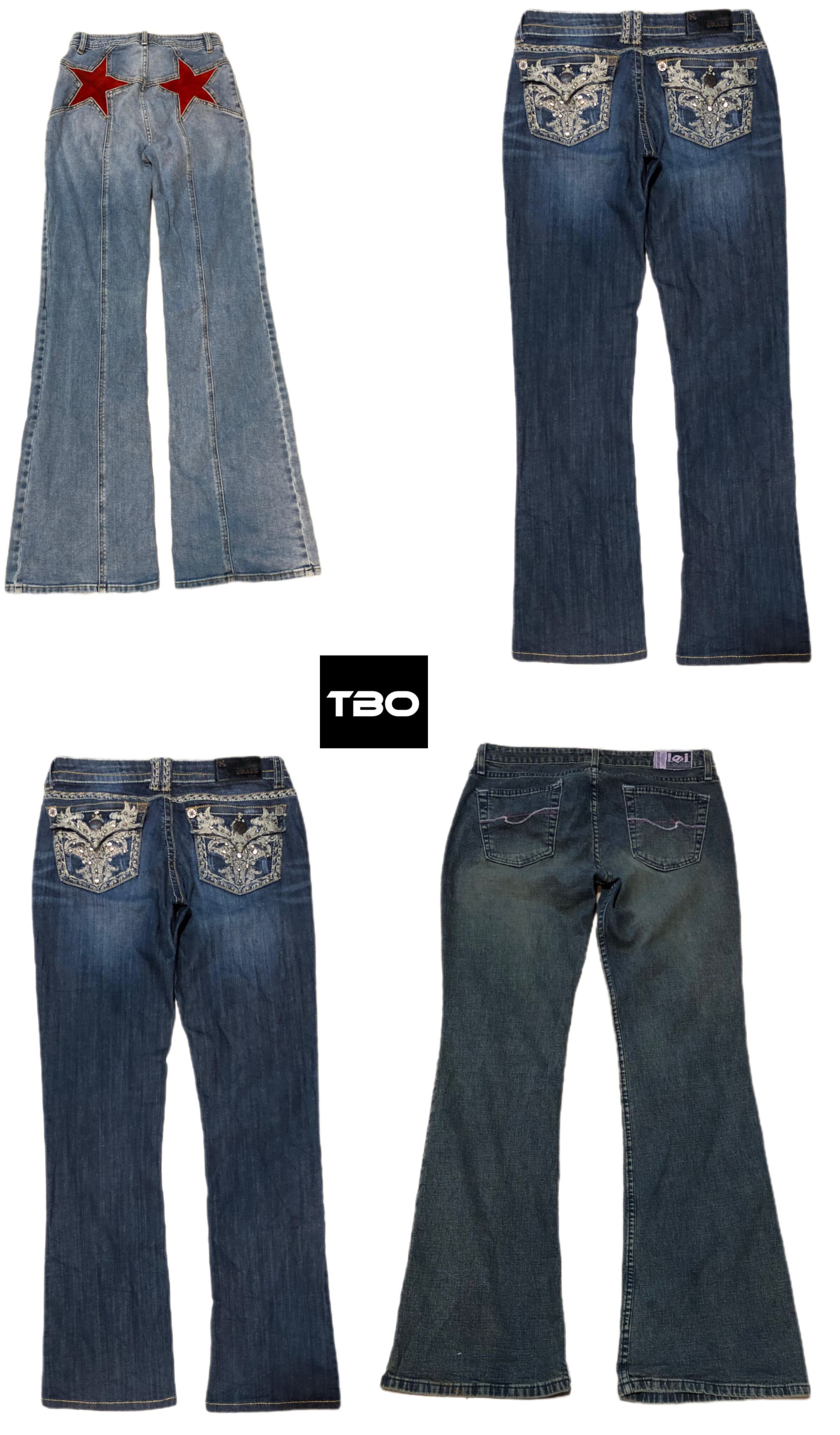 Low Rize und Detailing Jeans 👖