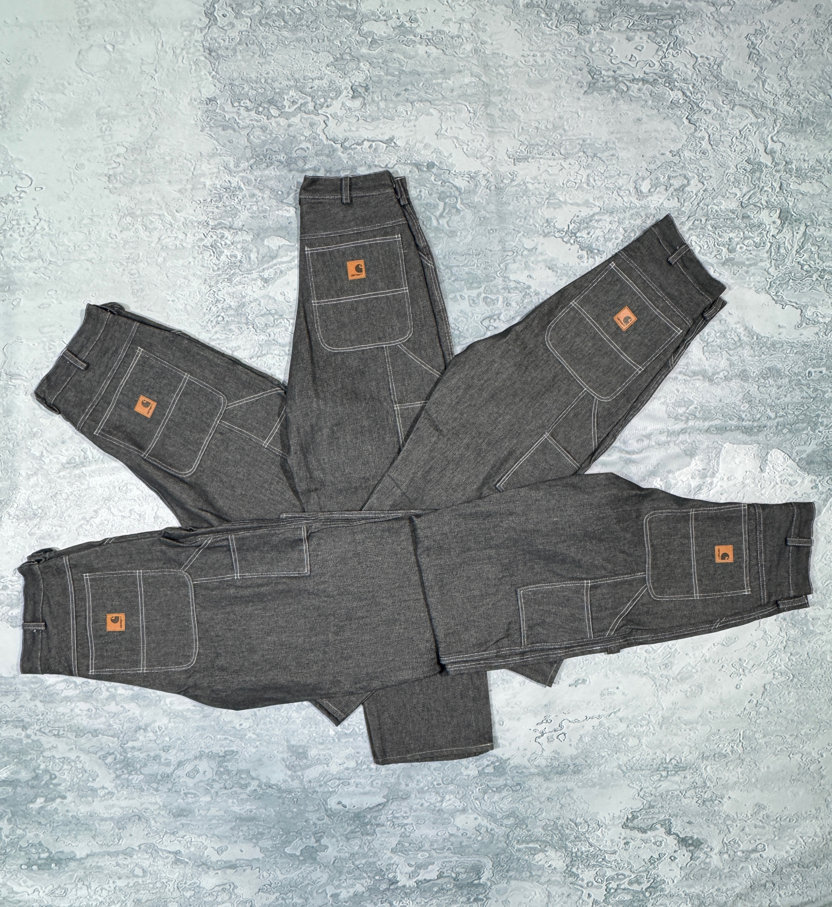 Carhartt Rework Style schwarze Hose