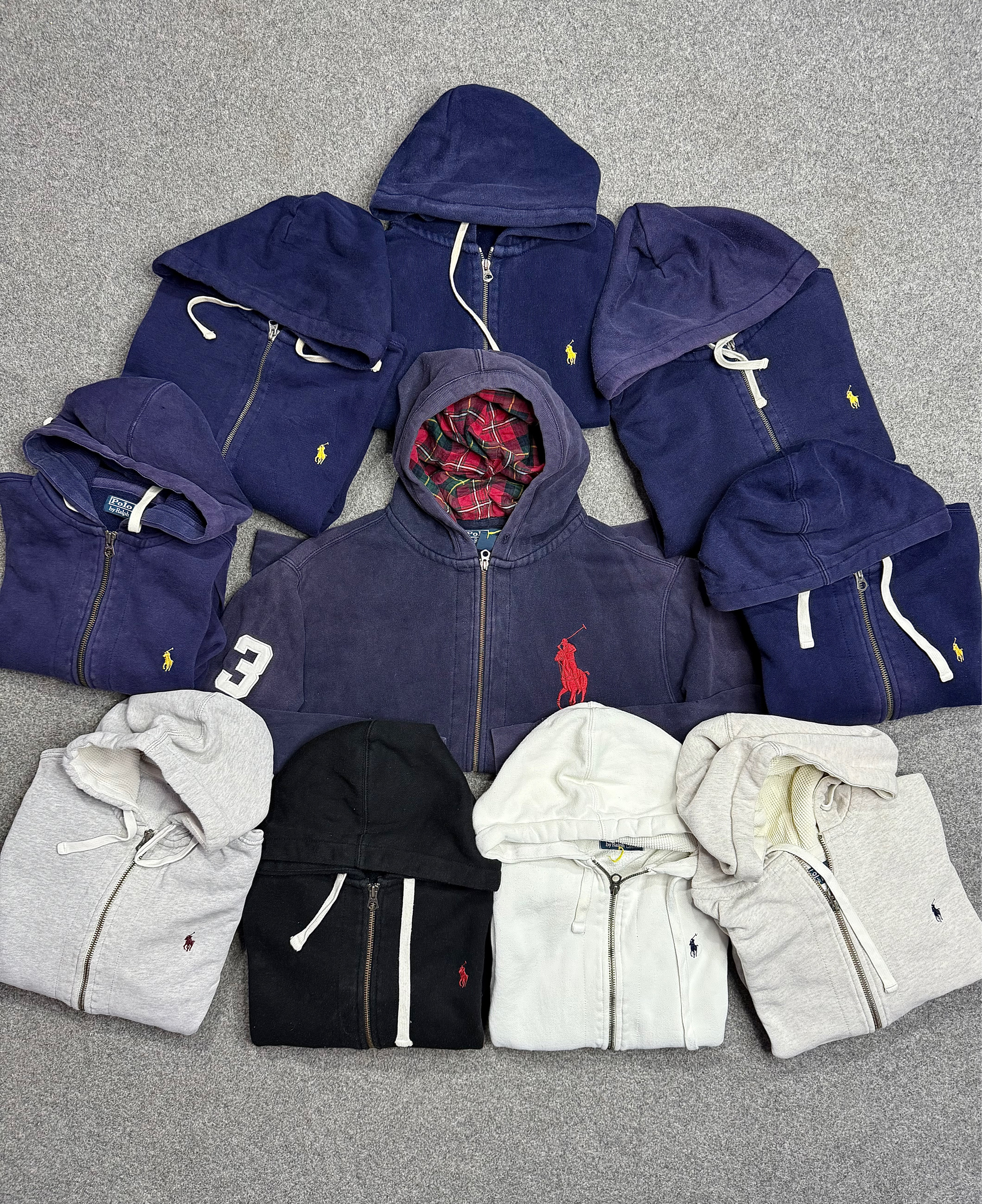 Polo zippers