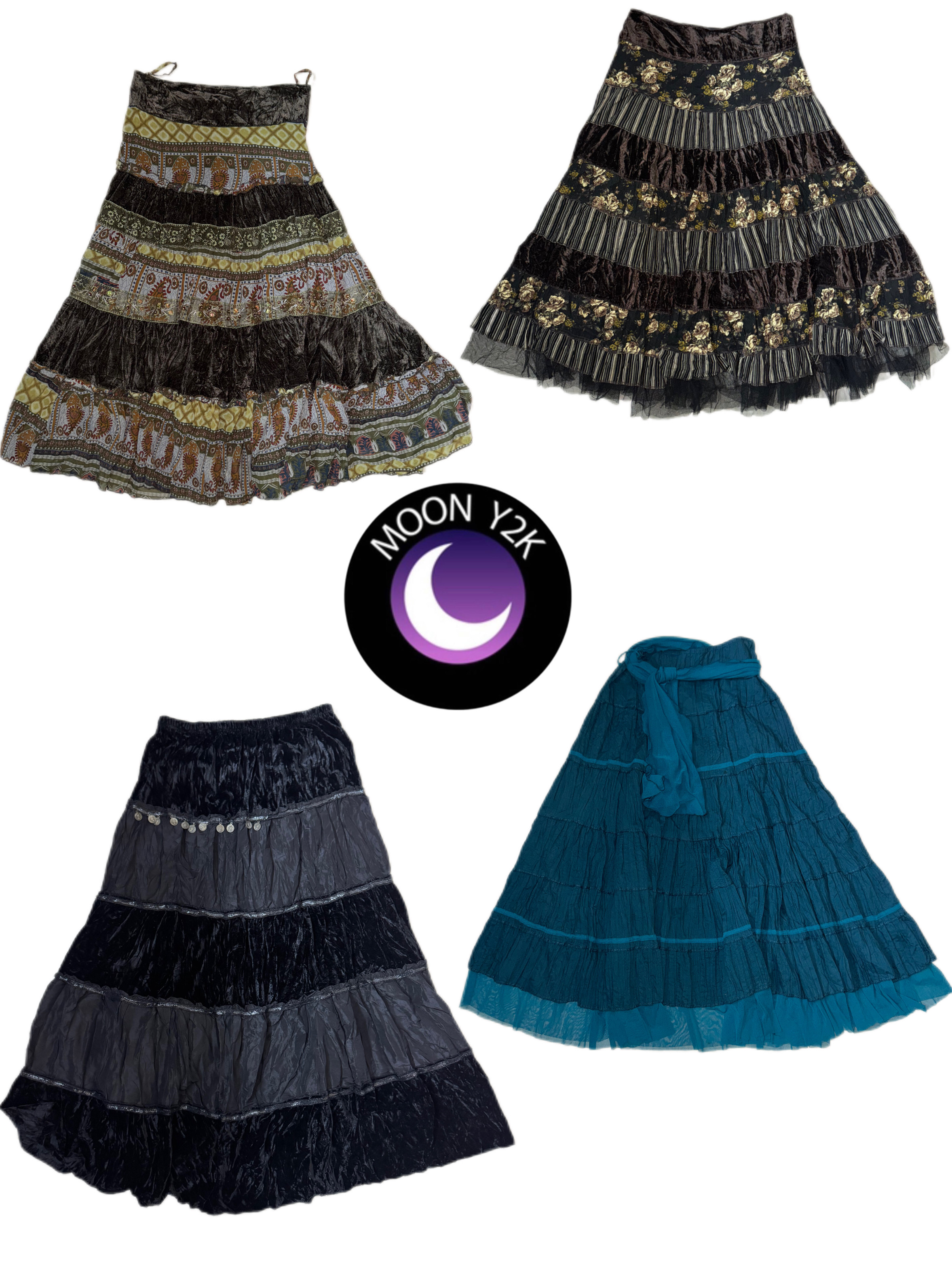 Y2k Boho Chic Fairy Skirts (M-547)