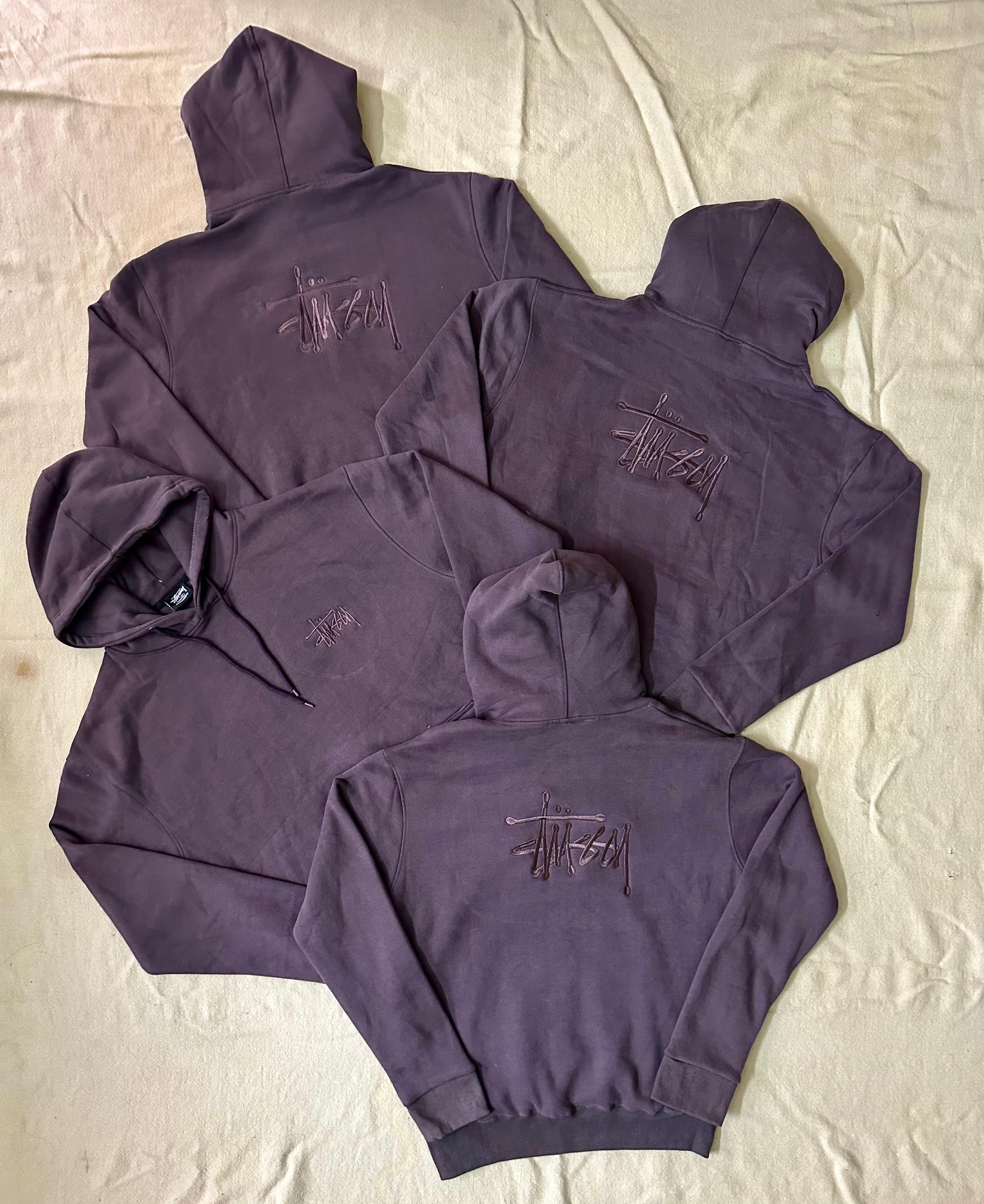 Stussy rework style pullover hoodies