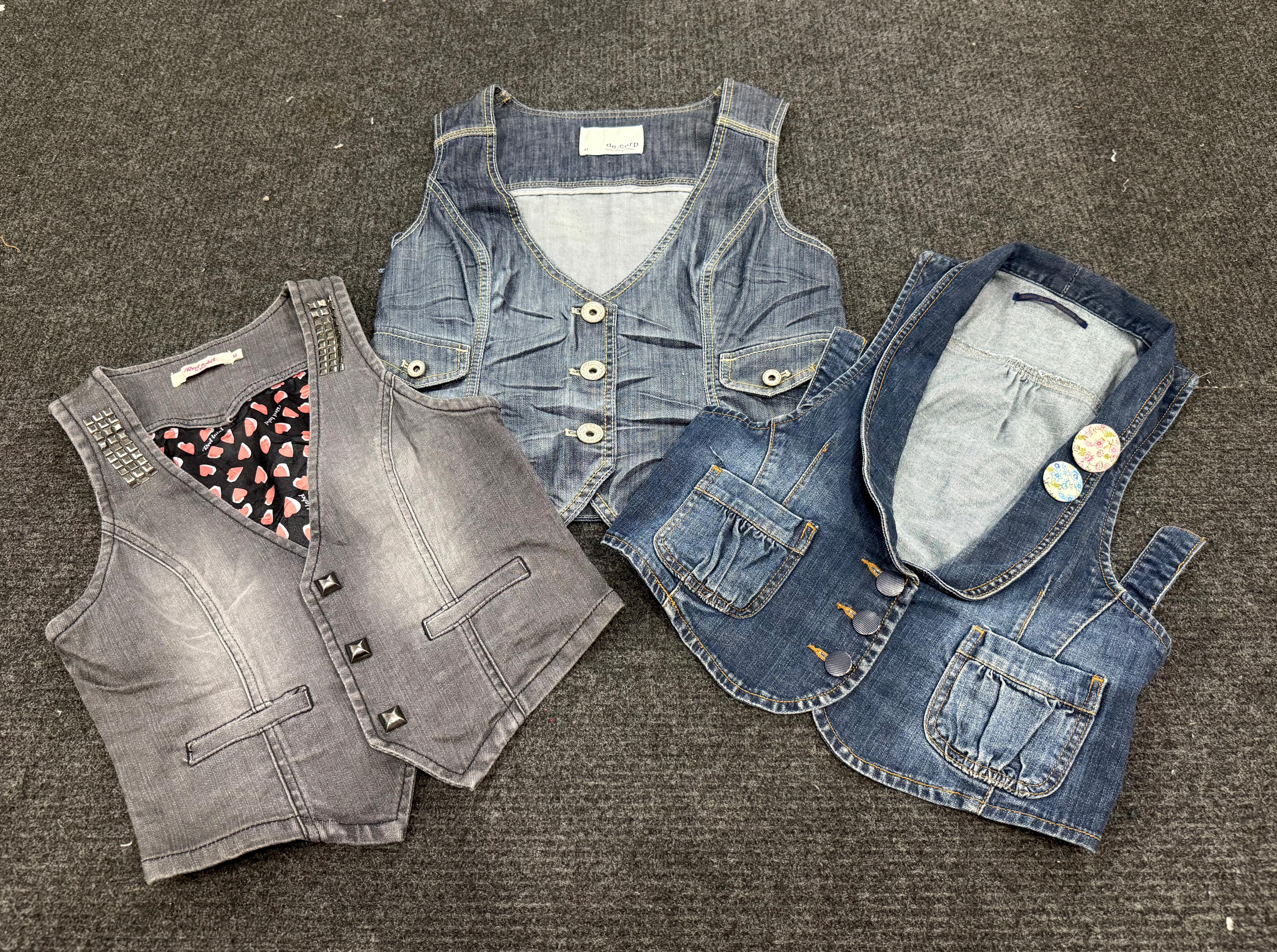 Y2K Denim Waistcoats