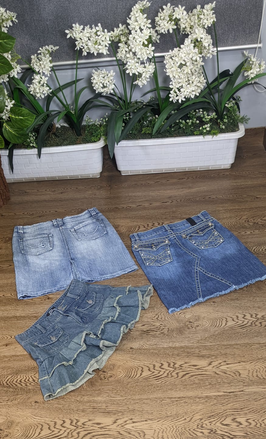 Minigonne in denim Y2K