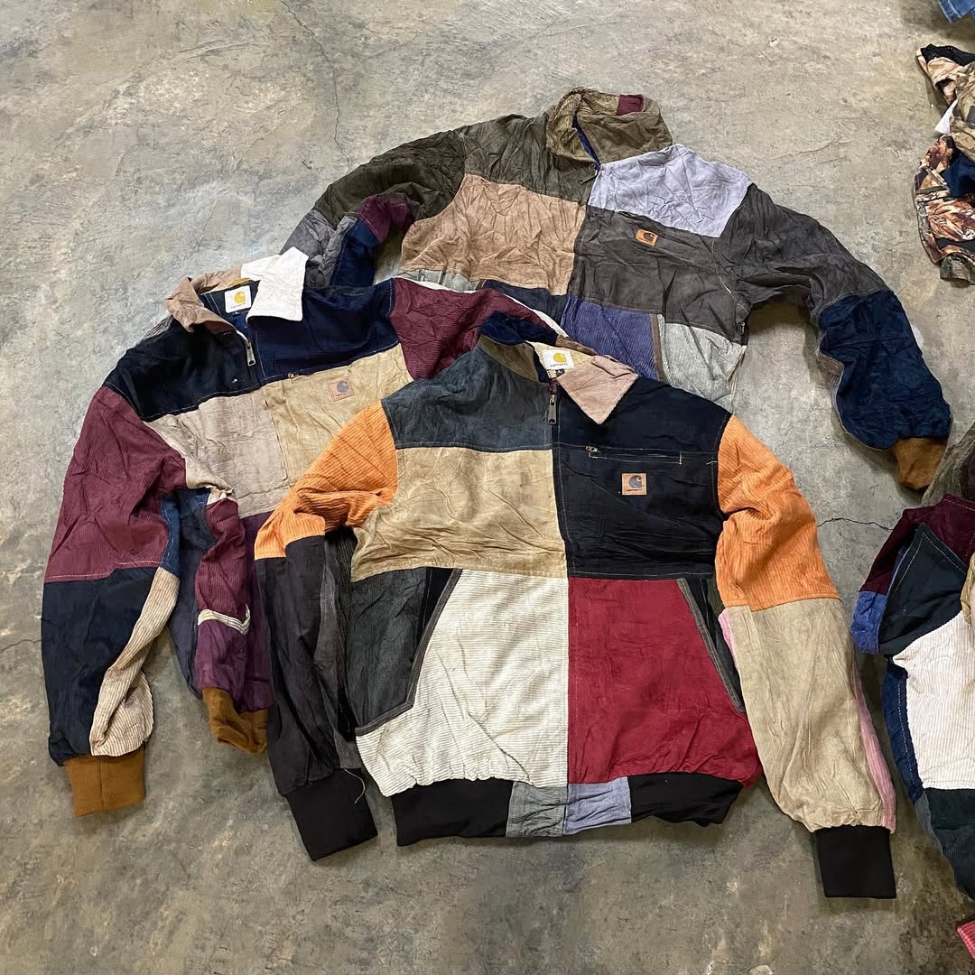 Carhartt Rework-Stil Cordjacke