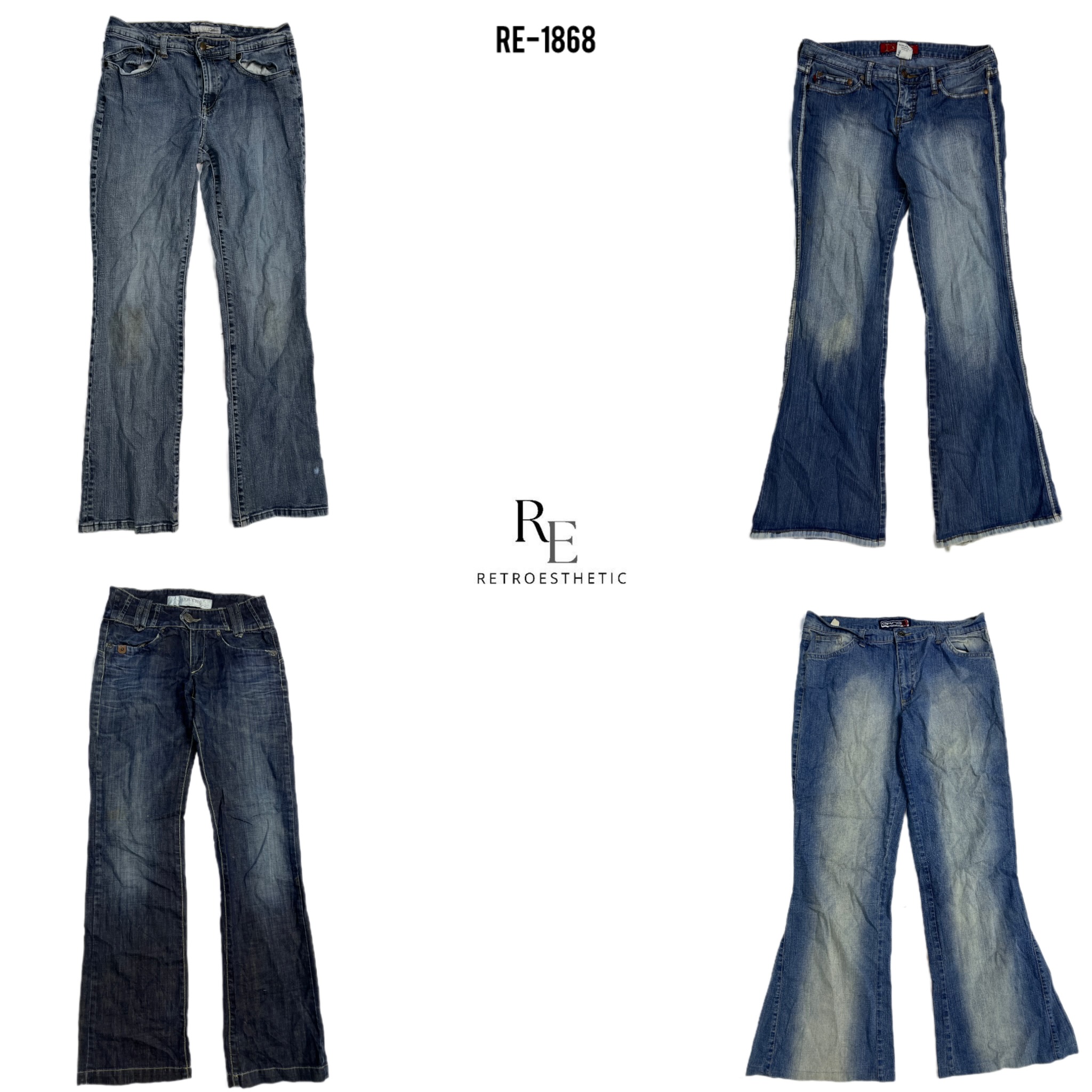 Y2K IT Girl Denim Jeans (RE-1868)