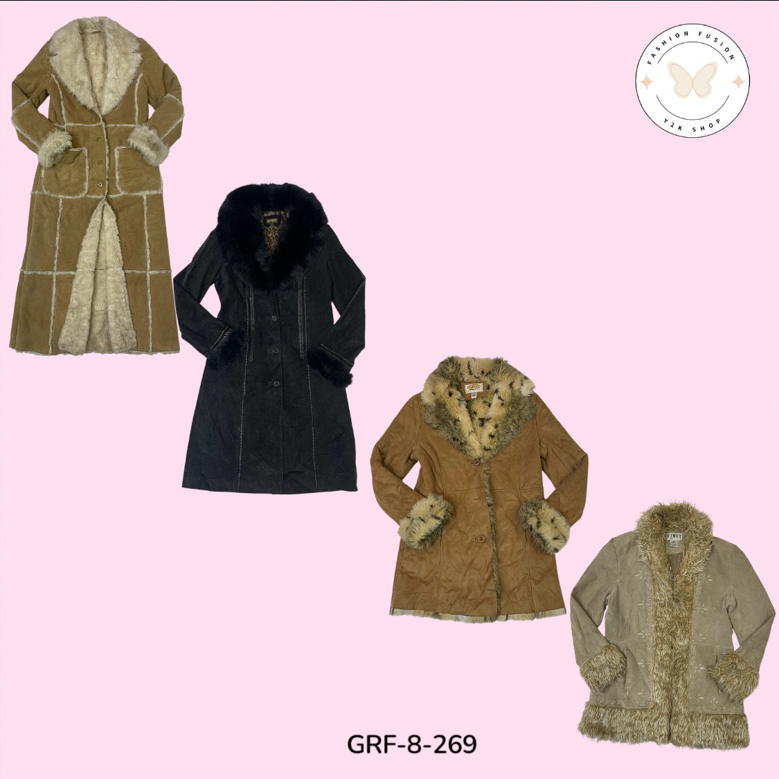 Authentic Y2K Afghan Coat – Rare Bohemian Shearling Style (GRF-8-269)