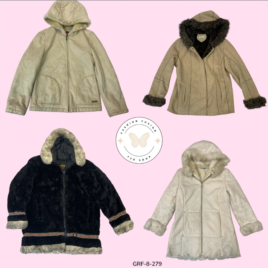 Authentic Y2K Fur Coat – Iconic 2000s Statement Piece (GRF-8-279)