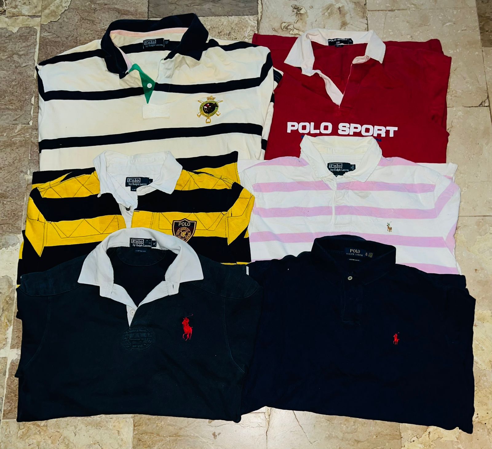 Conjunto de 2 camisas de rugby Polo