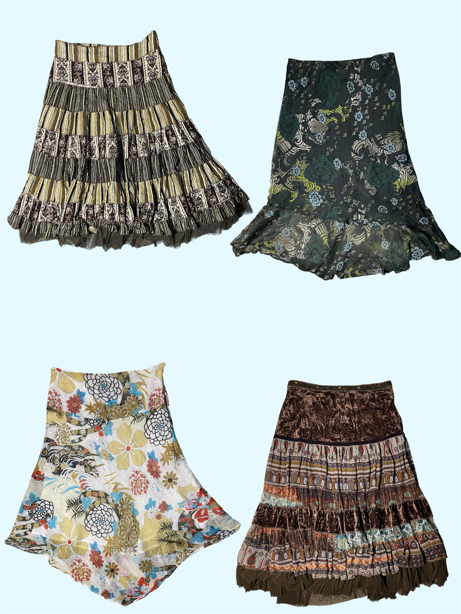 Boho & Vintage Skirts Collection(REP)