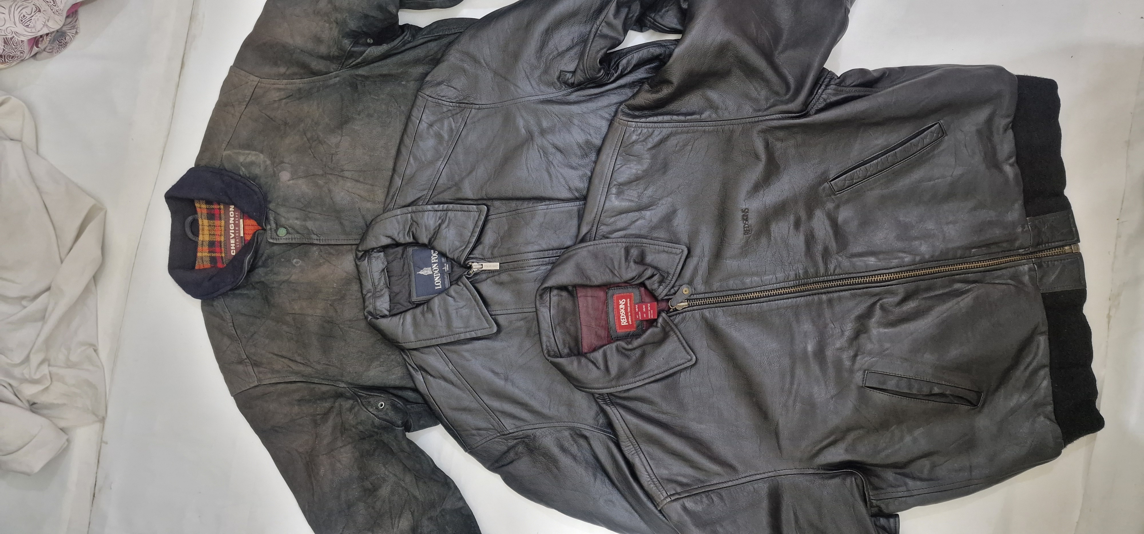 Men's vintage biker leather jackets