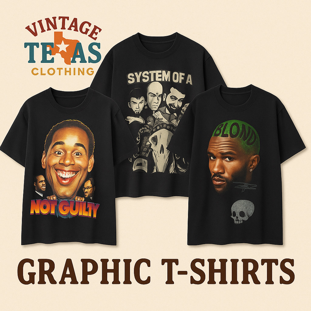 T-shirts graphiques mixtes