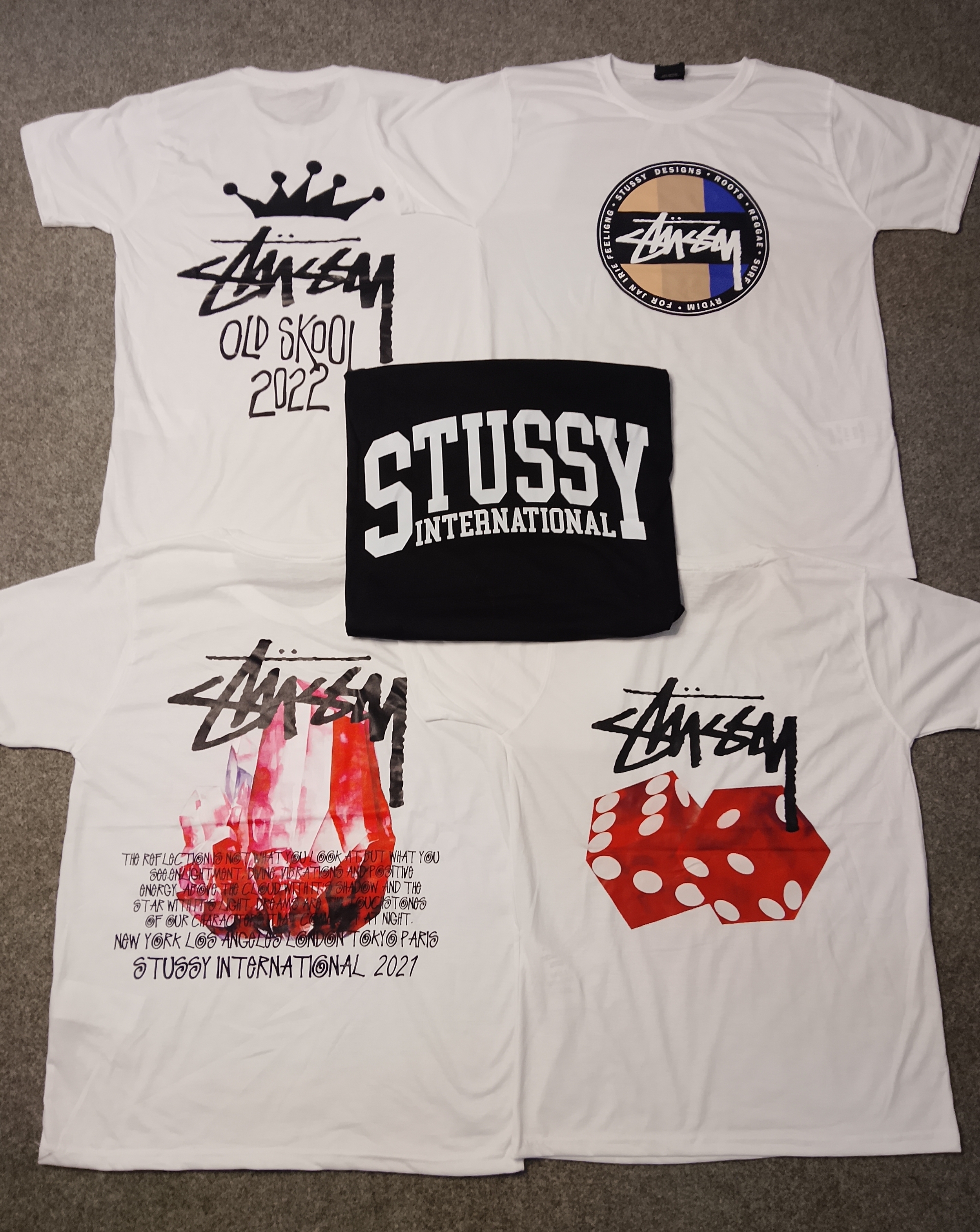 Stussy Rework Style Mix Design Tees