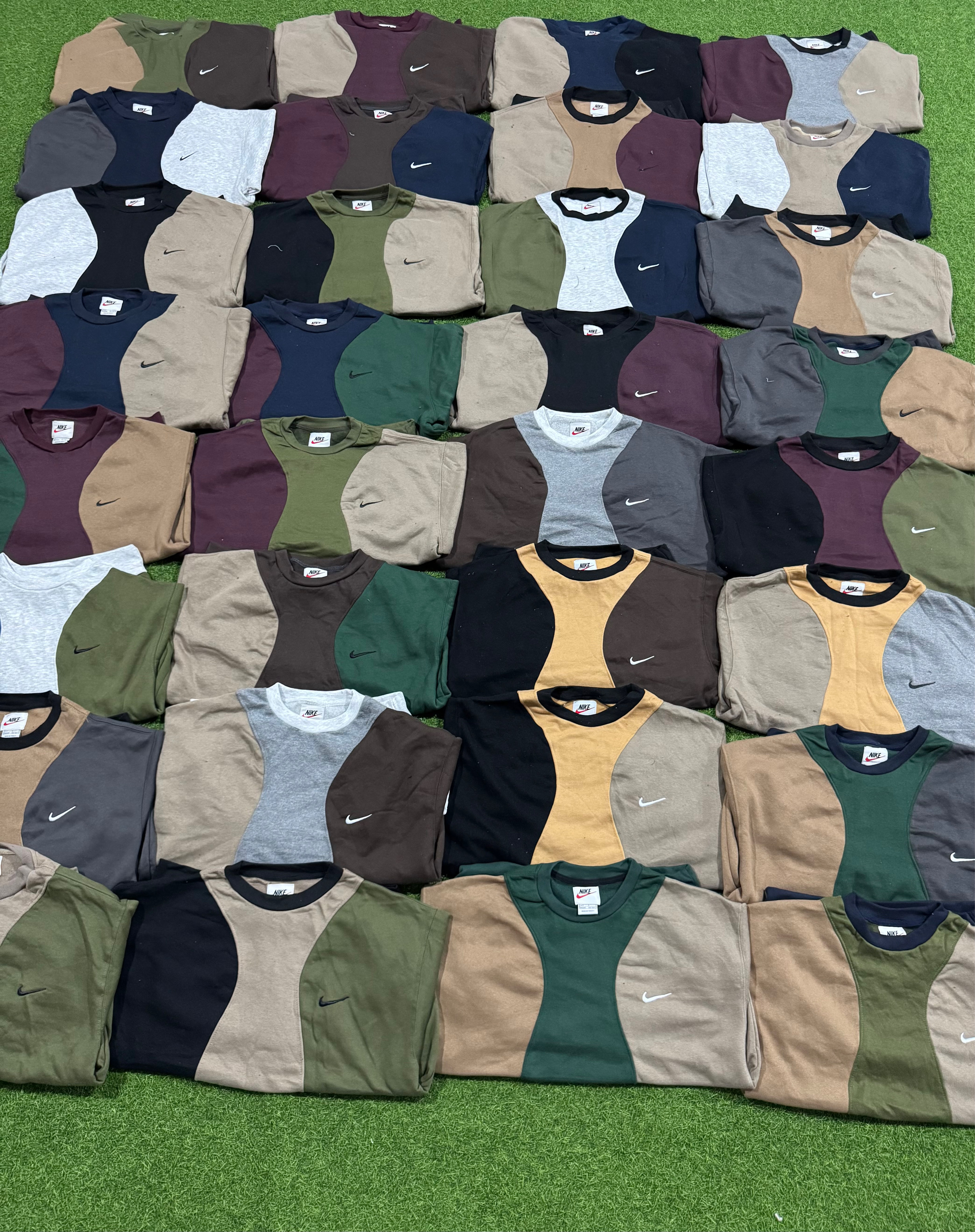 Rework style nike 3 colour sweatshirts