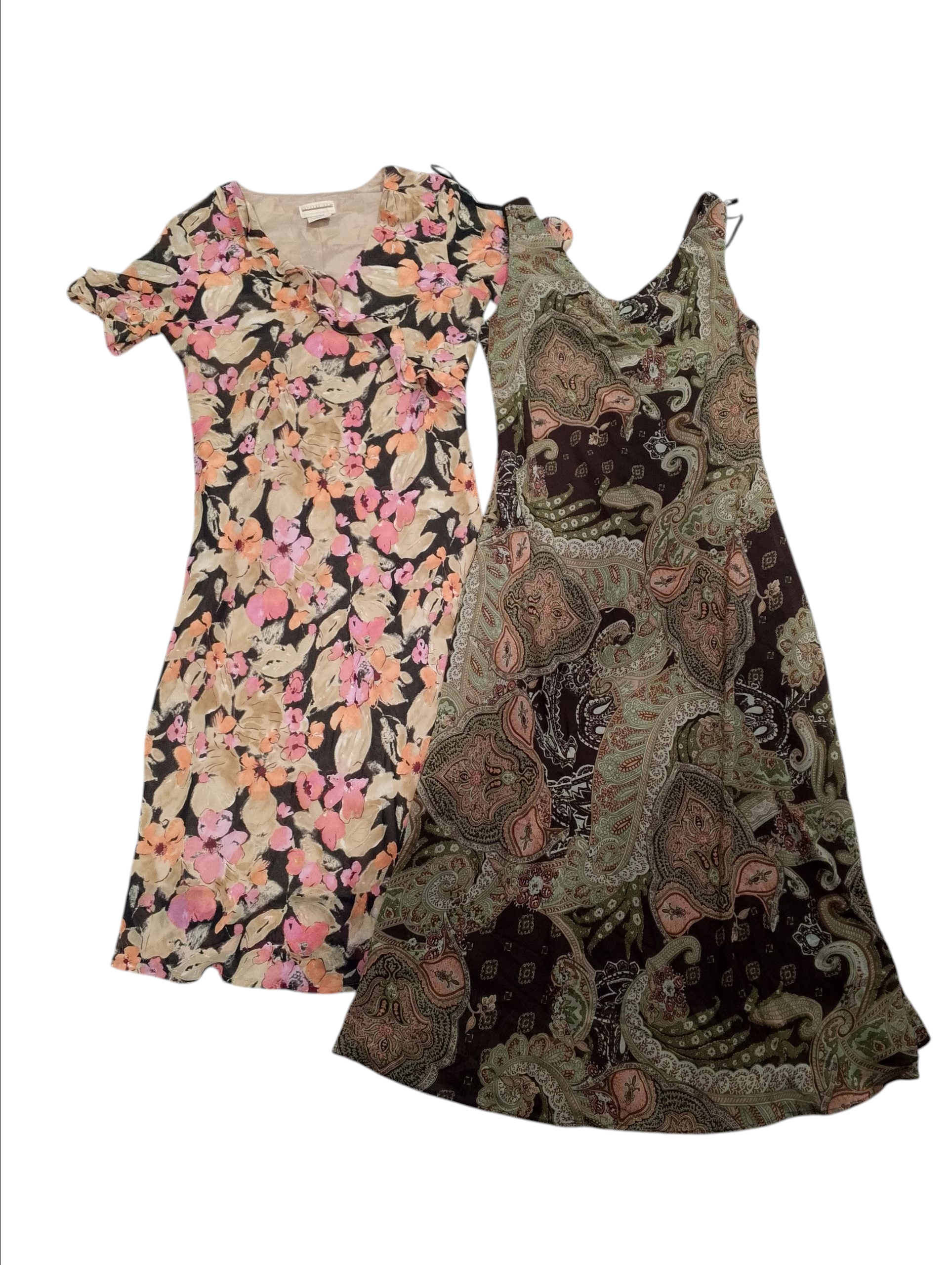 Earthytone long printed dress  -26/8/25