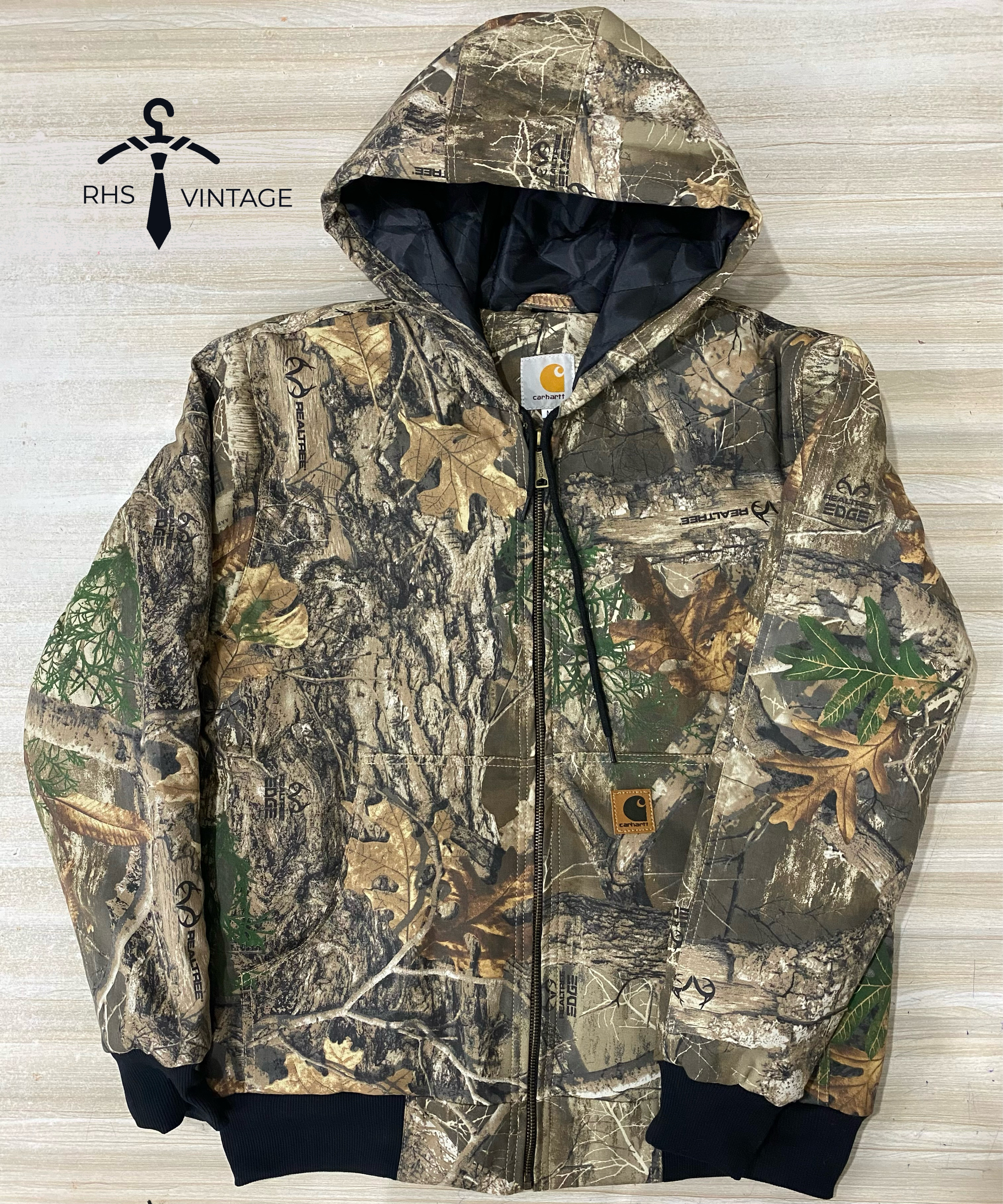 Carhartt rework style jungle print jacket