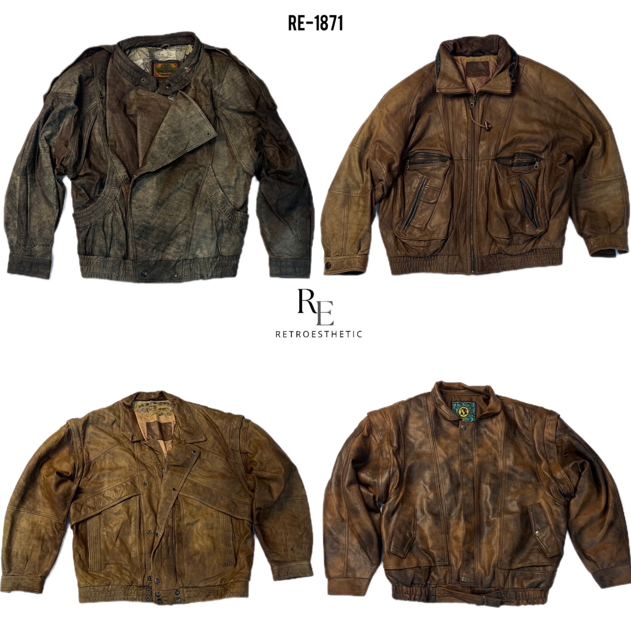 Jaquetas Bomber Vintage Estilo Anos 90/Y2K (RE-1871)