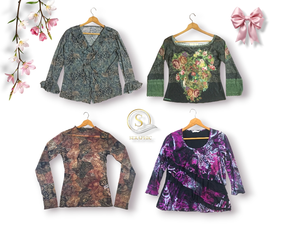 Y2K mesh Full sleeves and half sleeves mix bundles