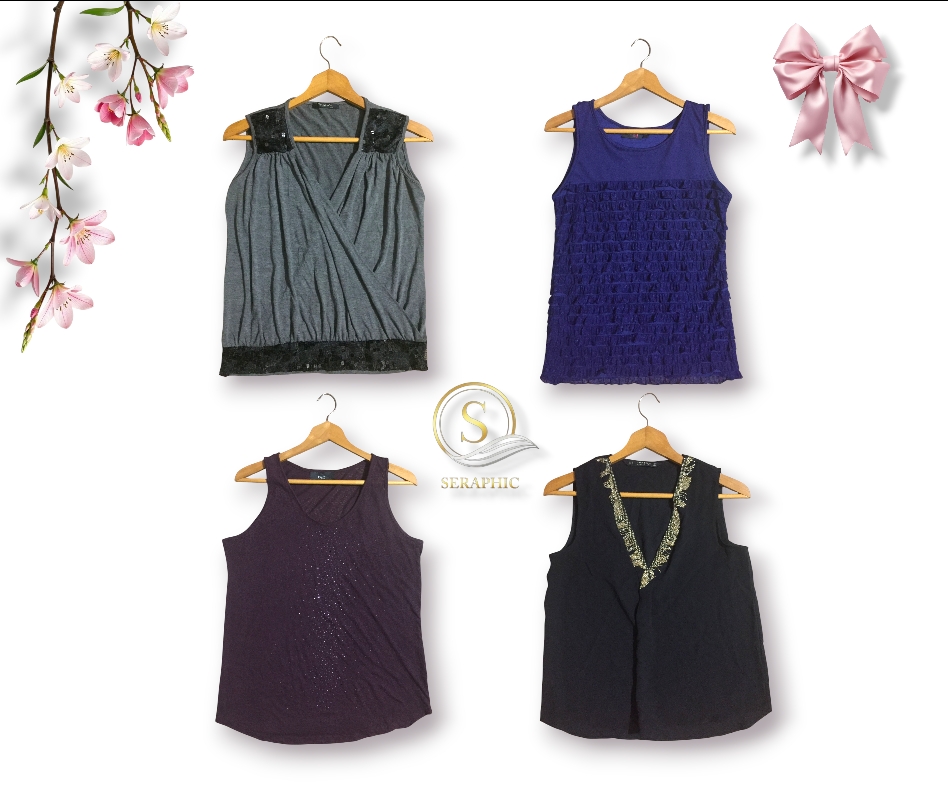 Y2K Style Sleeveless Shirts