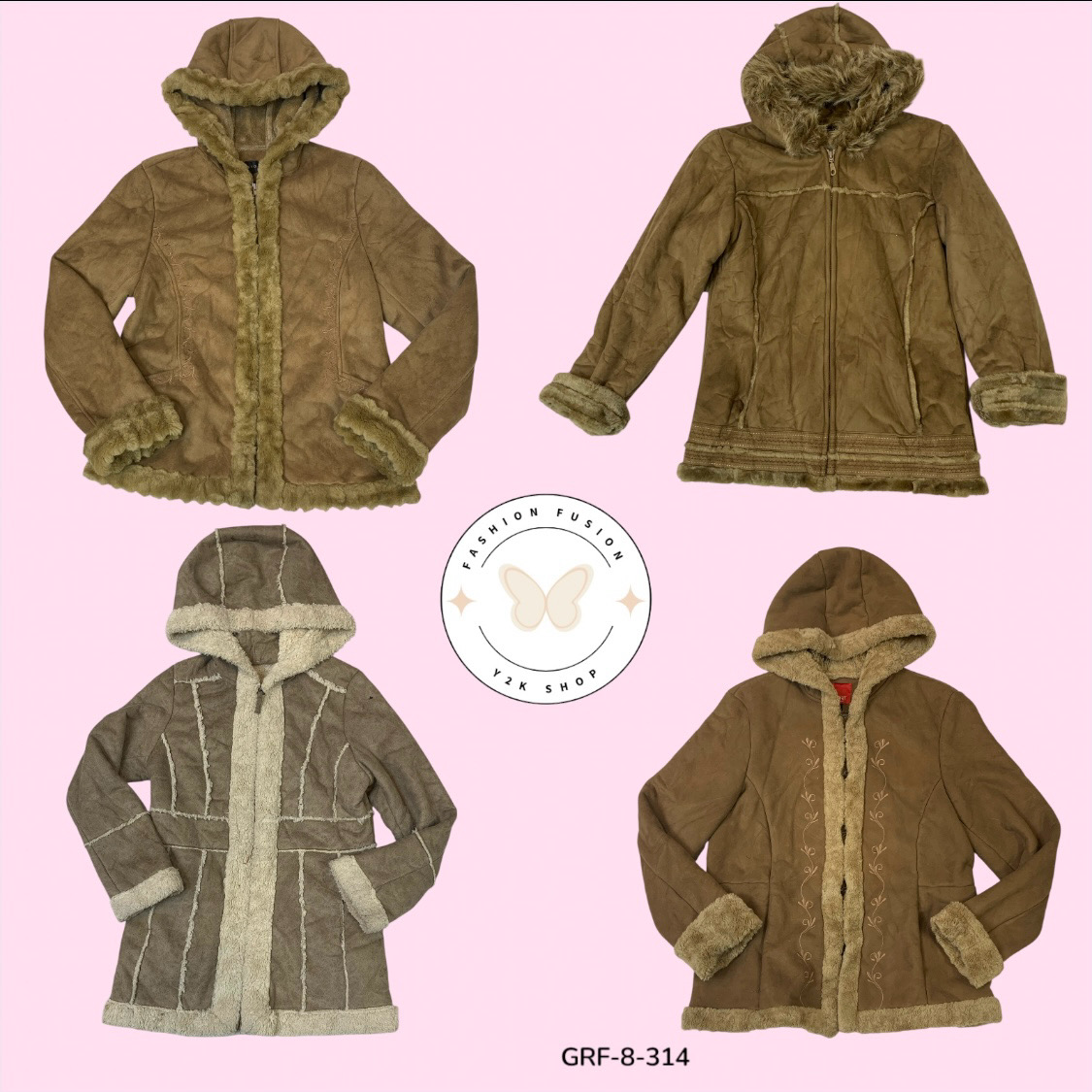 Authentic Y2K Fur Jacket – Rare Retro Find (GRF-8-314)