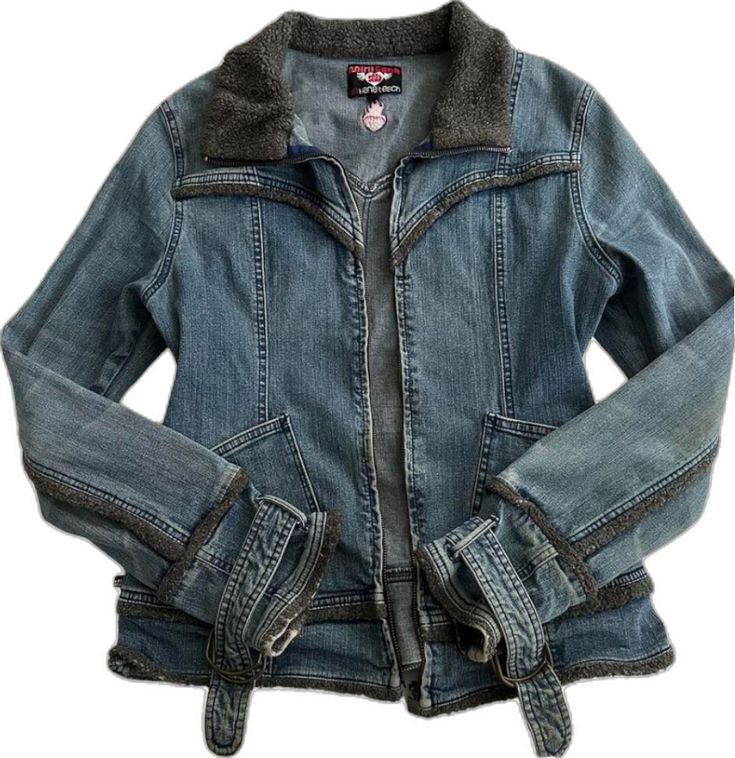 Jaqueta de denim Y2K