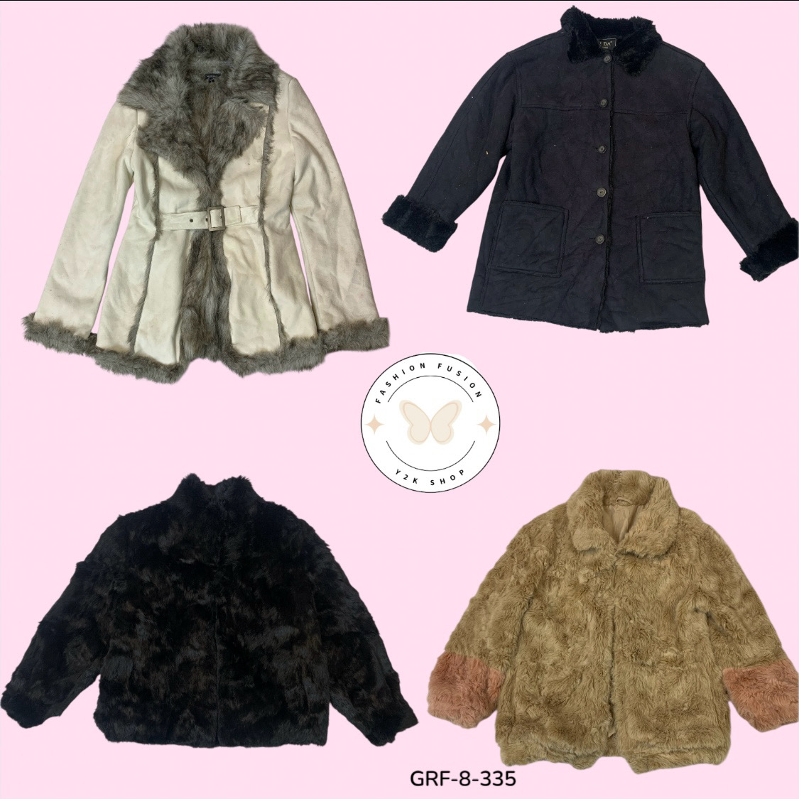 Classic Y2K Fur Coat – Timeless Winter Essential (GRF-8-335)