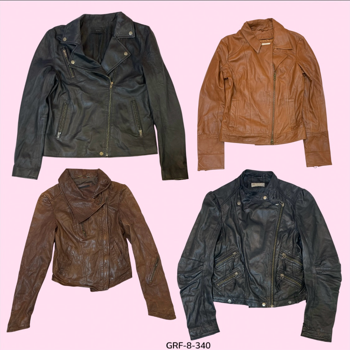Rare Y2K Leather Jacket – Iconic Early 2000s Style (GRF-8-340)
