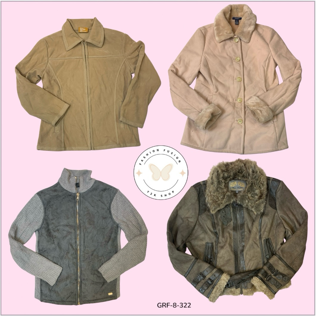Classic Y2K Fur Coat – Timeless Winter Essential (GRF-8-322)