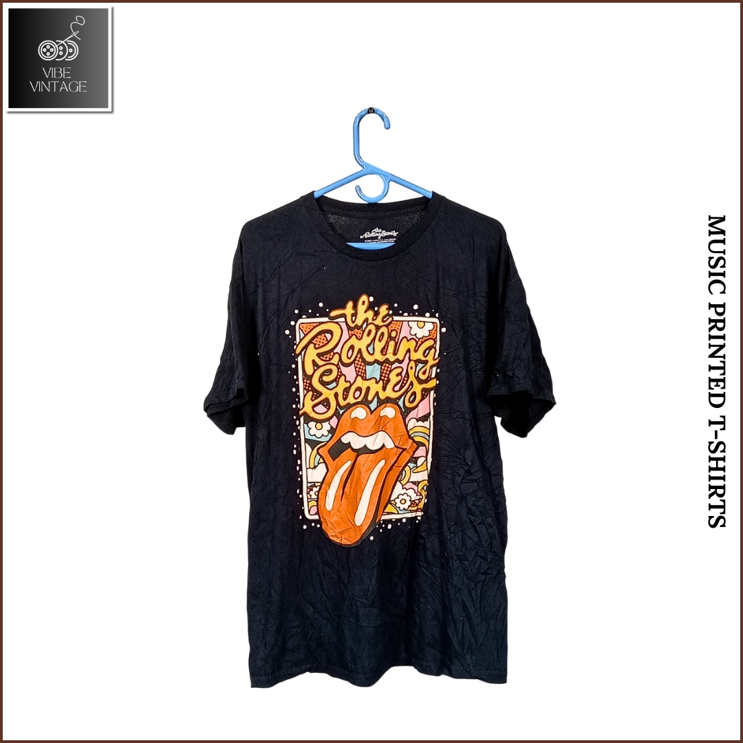 MUSIK DRUCKT T-SHIRT