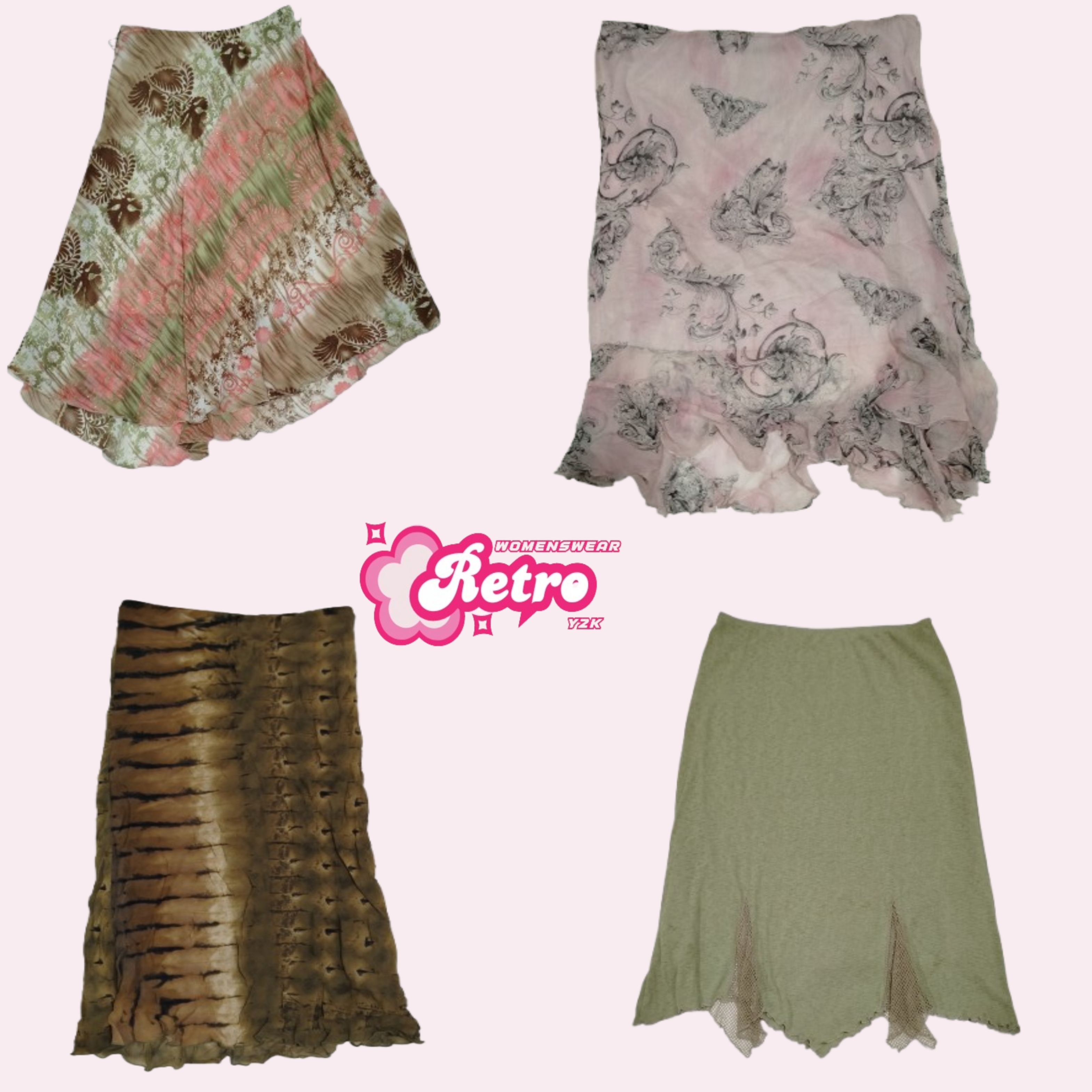 Y2K Summer Tone Midi Skirts (Aug-84)