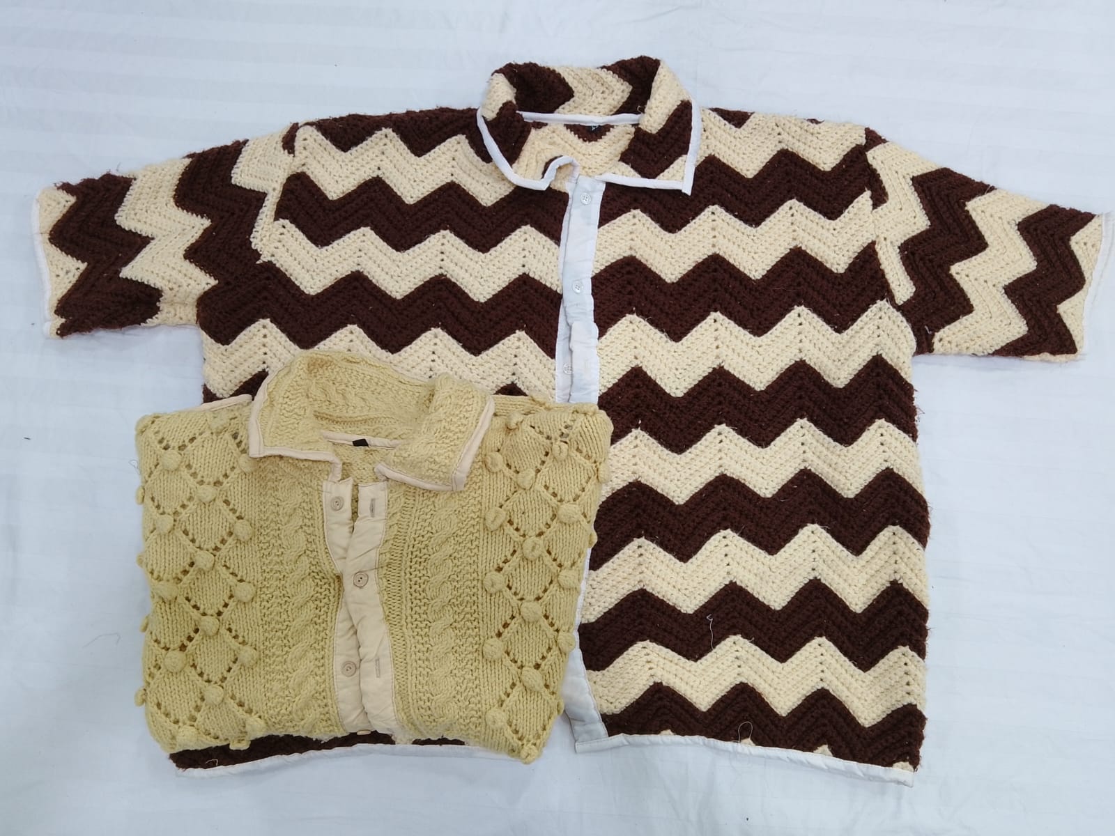 CR4959 UPCYCLED PONCHO SHIRTS