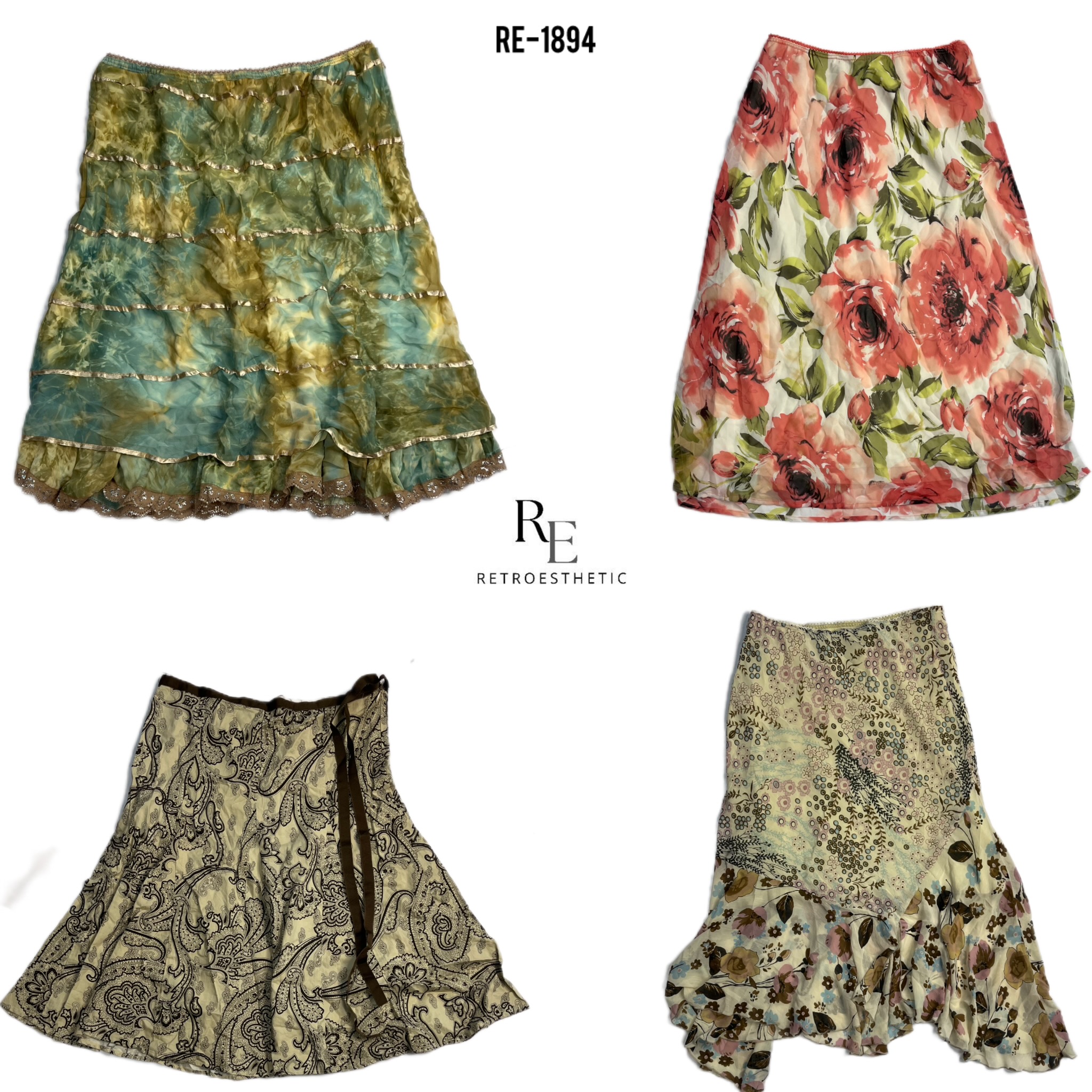 Y2K The Forest Vibe Summer Skirts (RE-1894)