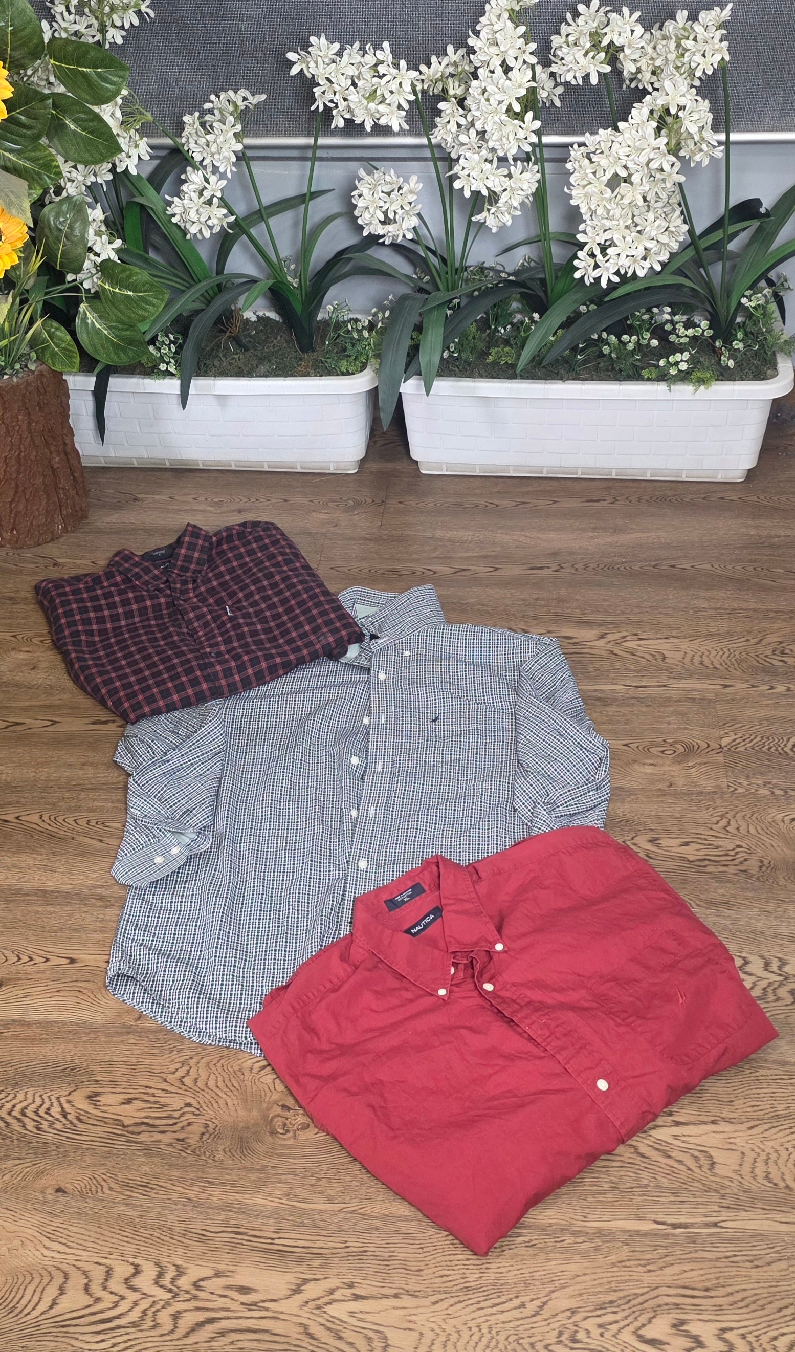 Nautica Button-Up-Hemd