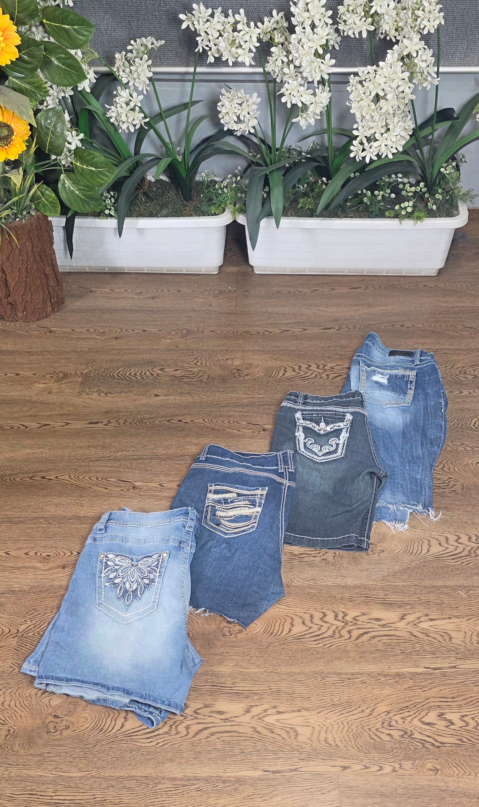 Shorts en denim Y2k