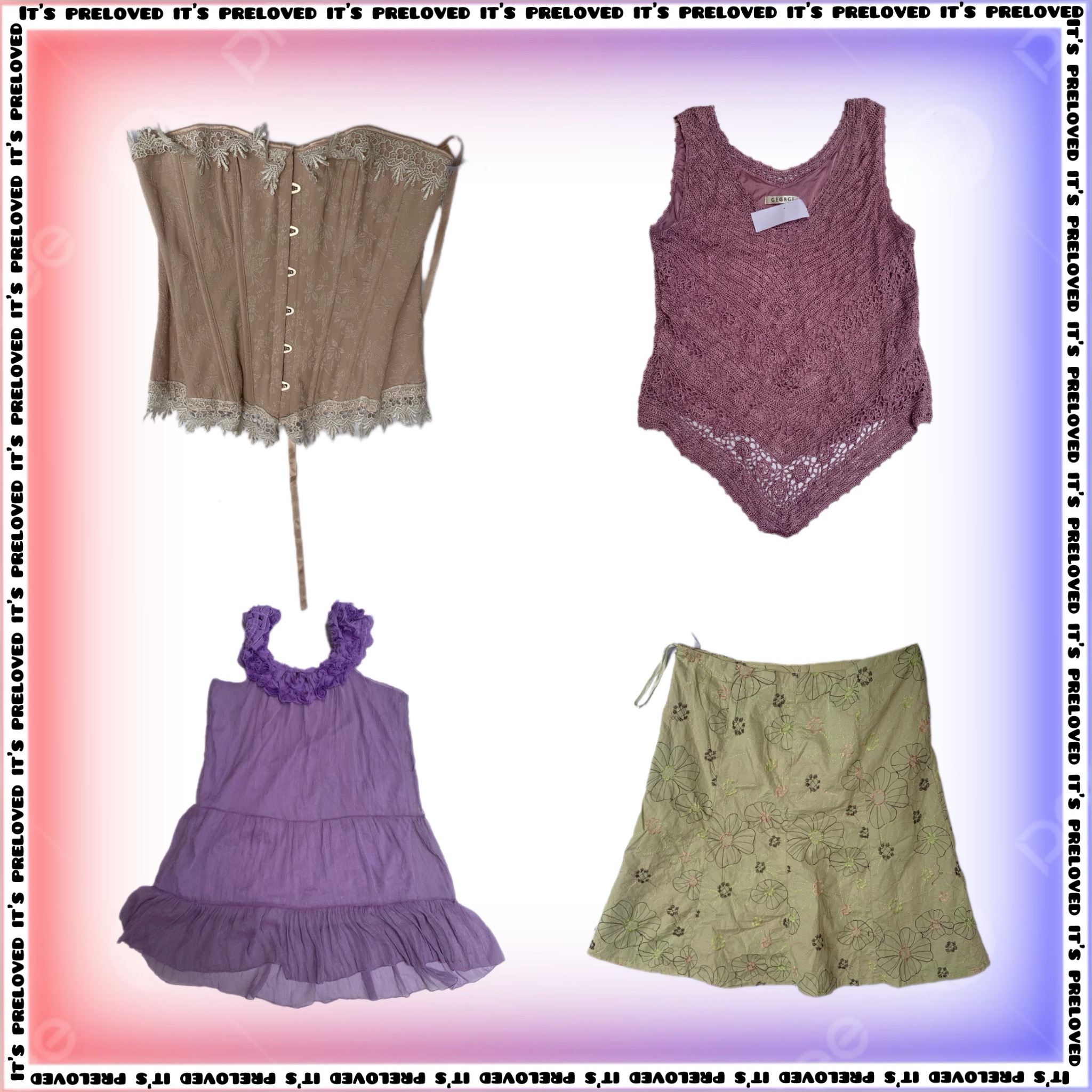 Blusas, vestidos, saias de Fairycore Fantasy (SS-1186)