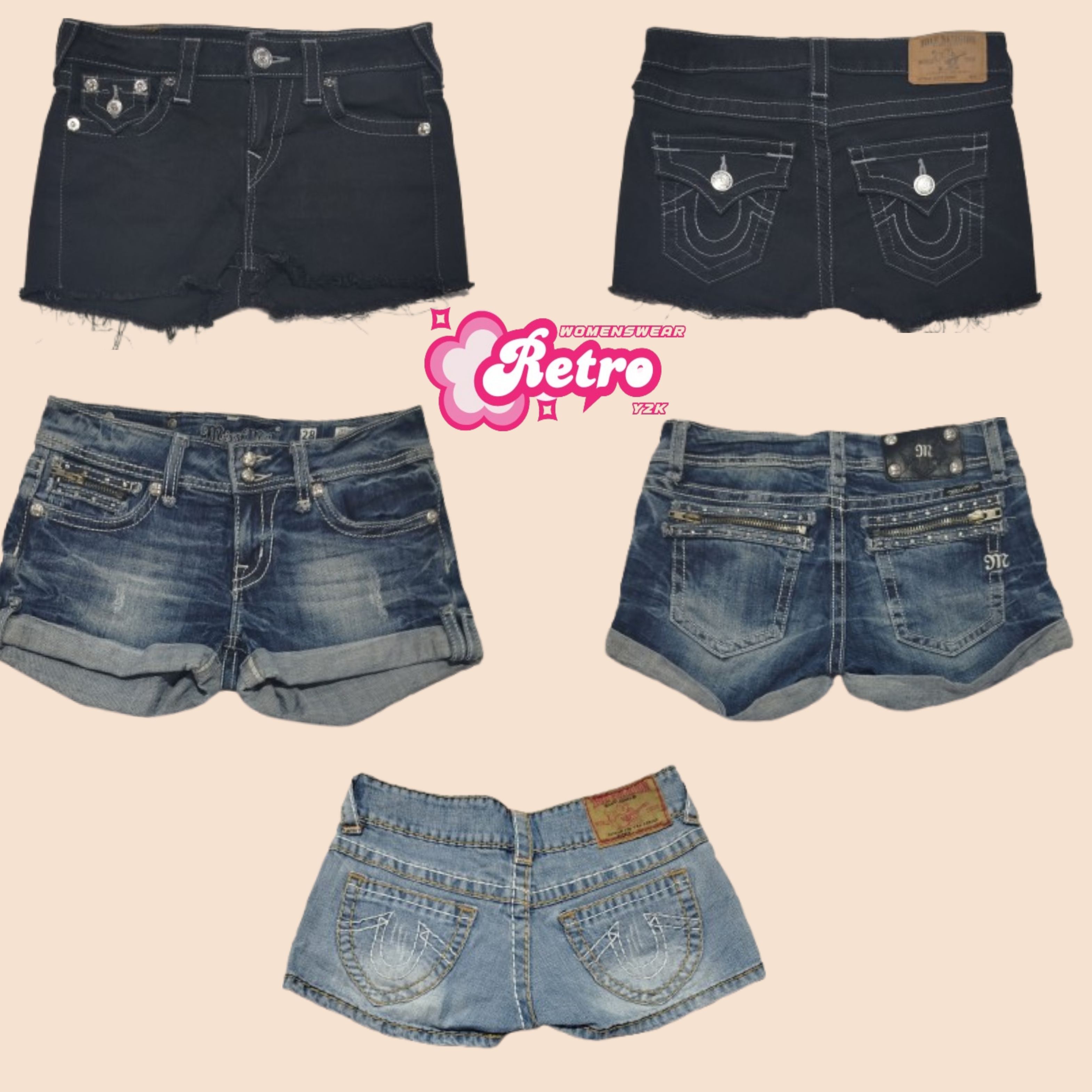 Y2K Branded Hot Shorts (Aug-87)